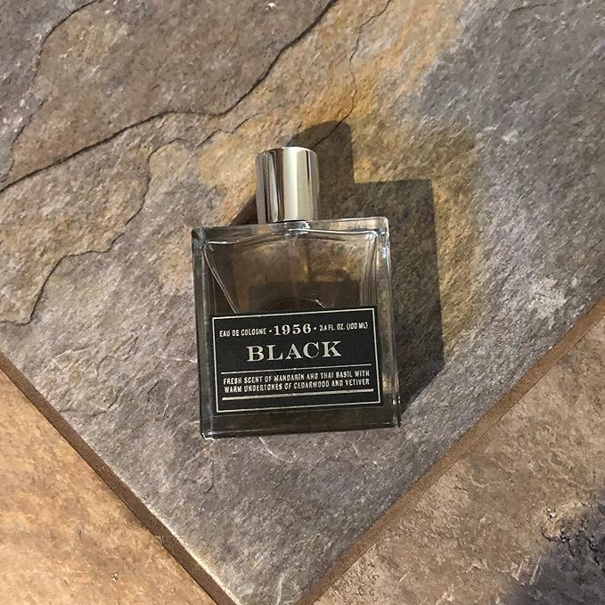 Tru Fragrance 1956 Collection Black Cologne for Men - 3.4 oz/100ml Eau de Toilette Spray, Long-Lasting Masculine Scent | Perfect for Date Night, Office & Special Occasions
