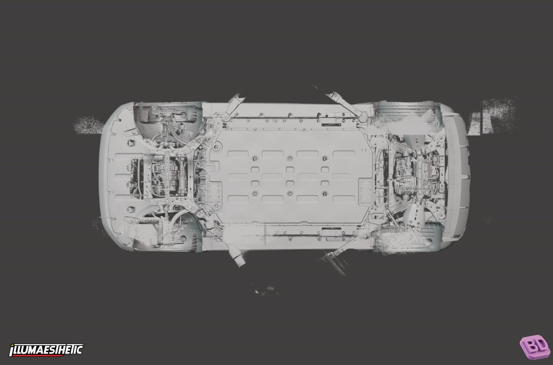 2023+ Hyundai Ioniq 5 N (NE) 3D Scan Kit - High Precision Car Model for 3D Printing & Automotive Design - Perfect for DIY Projects, Vehicle Customization & Digital Prototyping
