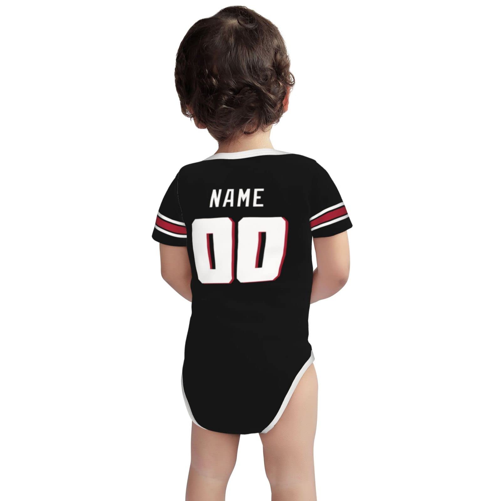 Custom Baby Clothes - 100% Cotton Personalized Baby Suit with Name & Number - Perfect for Newborn Gifts, Christening, Birthday Parties & Photo Shoots