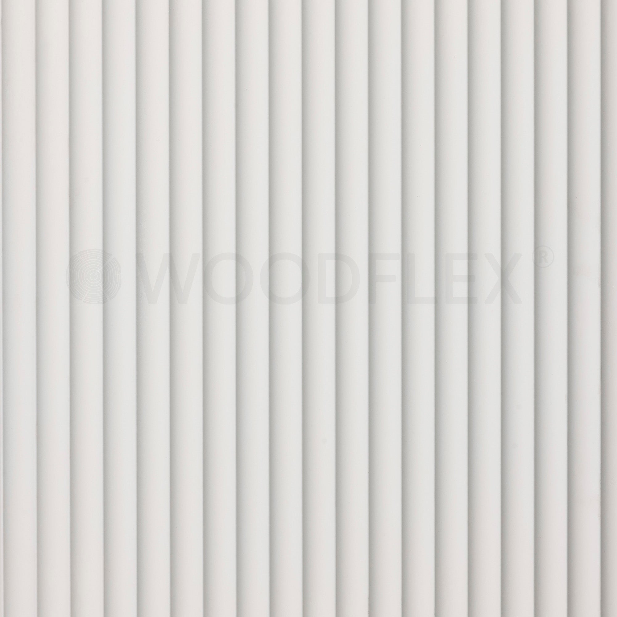 WOODFLEX White Primed Flexible Wave 30 - 2700mm x 600mm Waterproof MDF Wall Panel for Bathroom, Kitchen & Home Decoration