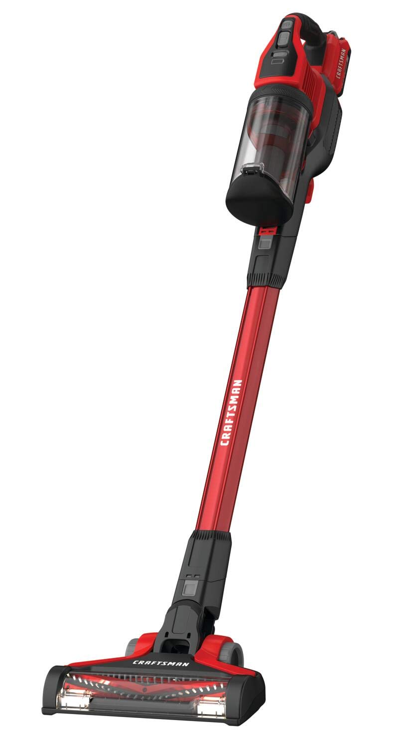 Craftsman V20 Cordless Stick Vacuum Cleaner with Portable Wet/Dry Shop Vacuum - 2.5 Gallon Capacity, 1.75 Peak HP - Ideal for Home Cleaning, Garage, Workshop & Car Detailing