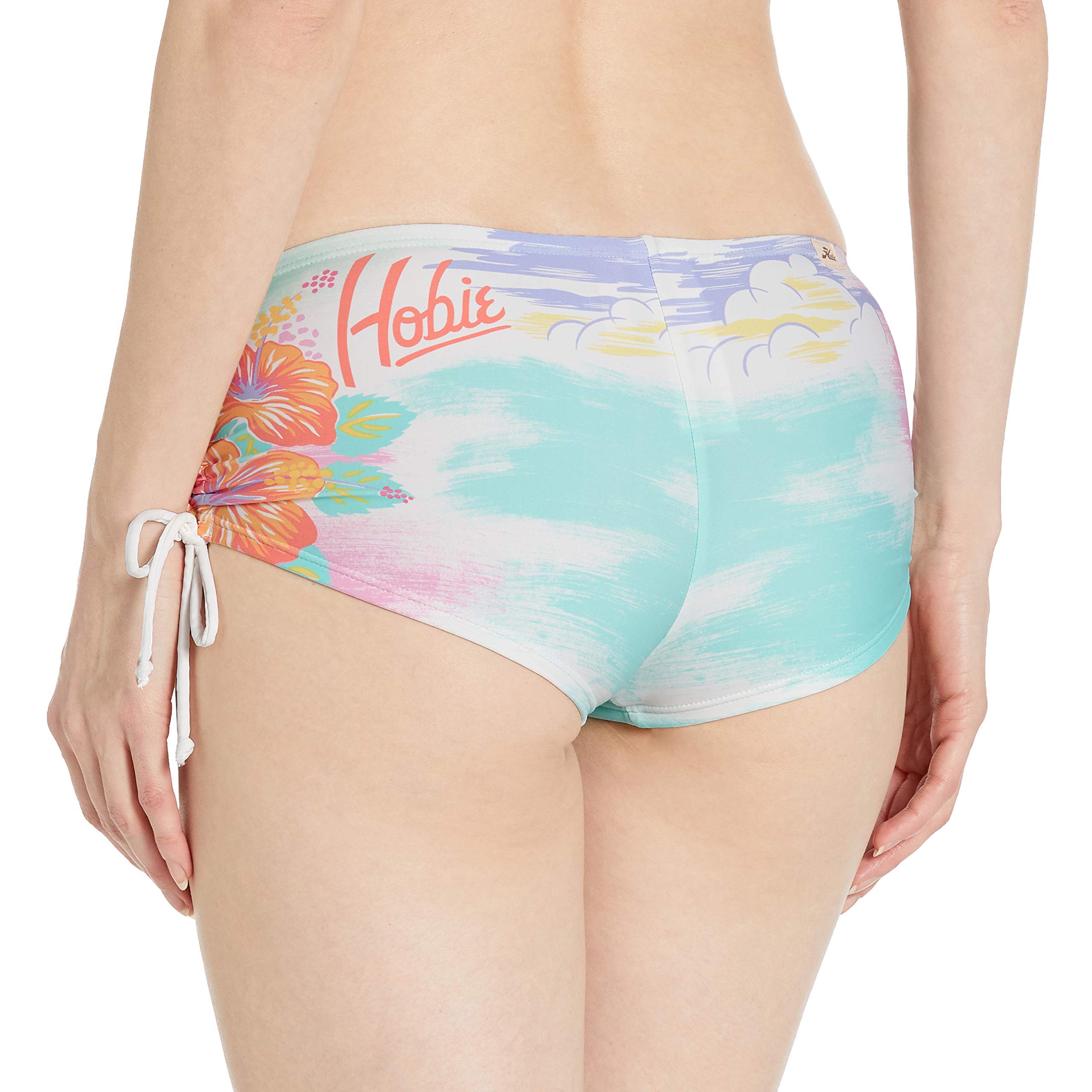 Hobie Women's Standard Hot Pant Bikini Swimsuit Bottom - High Waisted Swimwear for Women, Comfortable & Stylish Beachwear - Perfect for Swimming, Surfing, and Summer Vacations