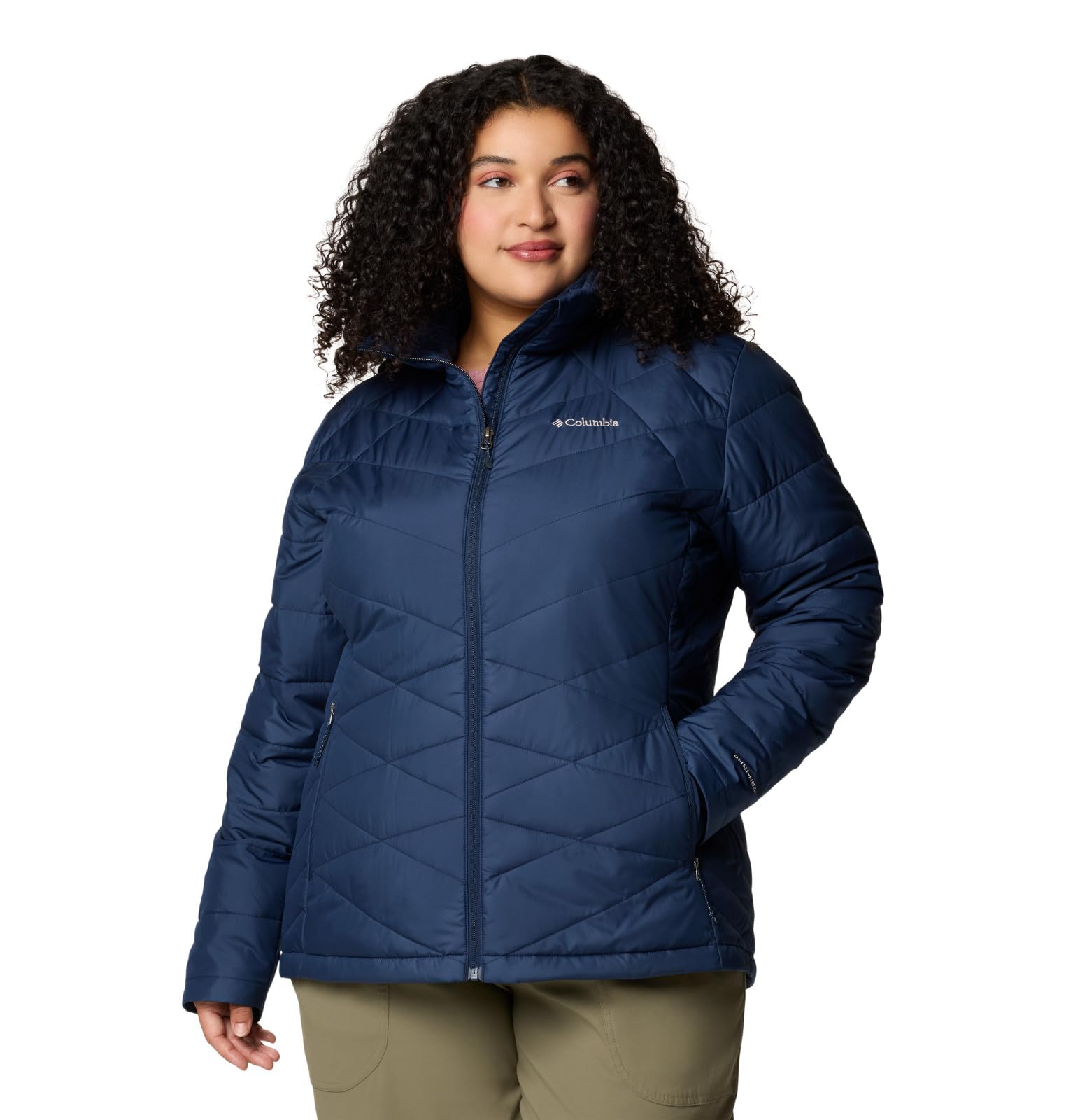 Columbia Women's Heavenly Jacket - Lightweight Waterproof Hooded Jacket for Hiking & Outdoor Activities | Windproof & Breathable Raincoat for Travel & Camping