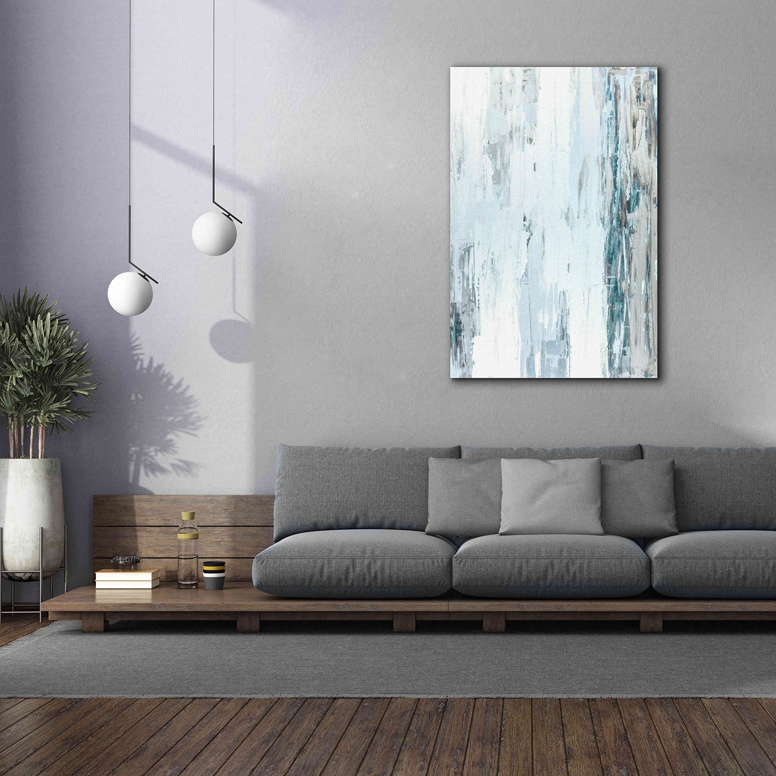 Incado Epic Graffiti 'Abstract Blue I' Giclee Canvas Wall Art - 40x60 Inches Modern Home Decor for Living Room, Bedroom & Office