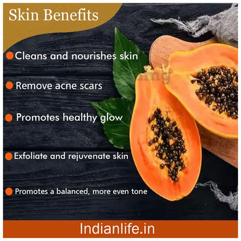 Natural Papaya Glycerin Soap Base (500g) for Handmade Soap Making - DIY Skincare, Bath & Body Care, Gift Making