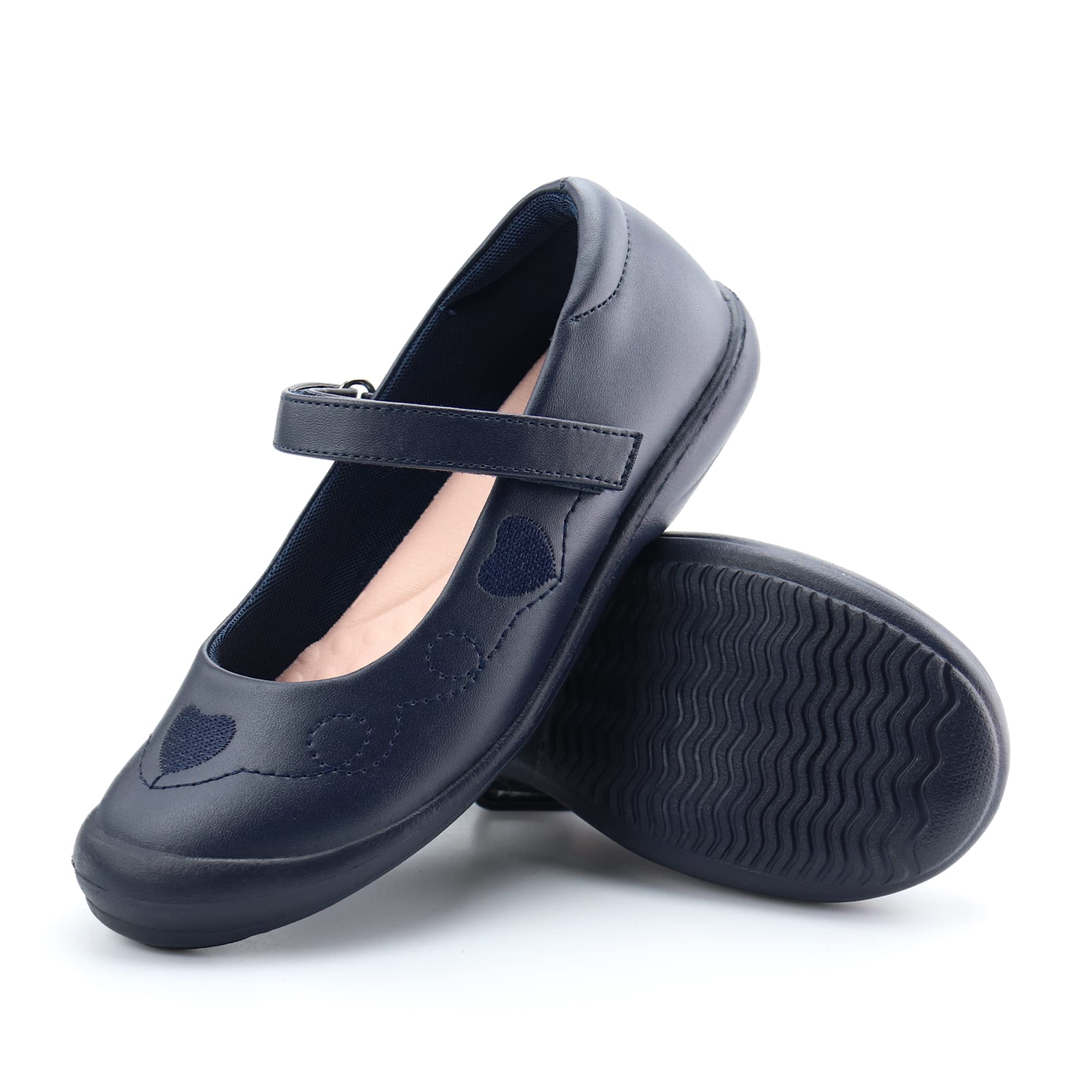 Firelli Girls Mary Jane School Shoes - Comfortable Dress Shoes for Uniforms, Church & Special Occasions