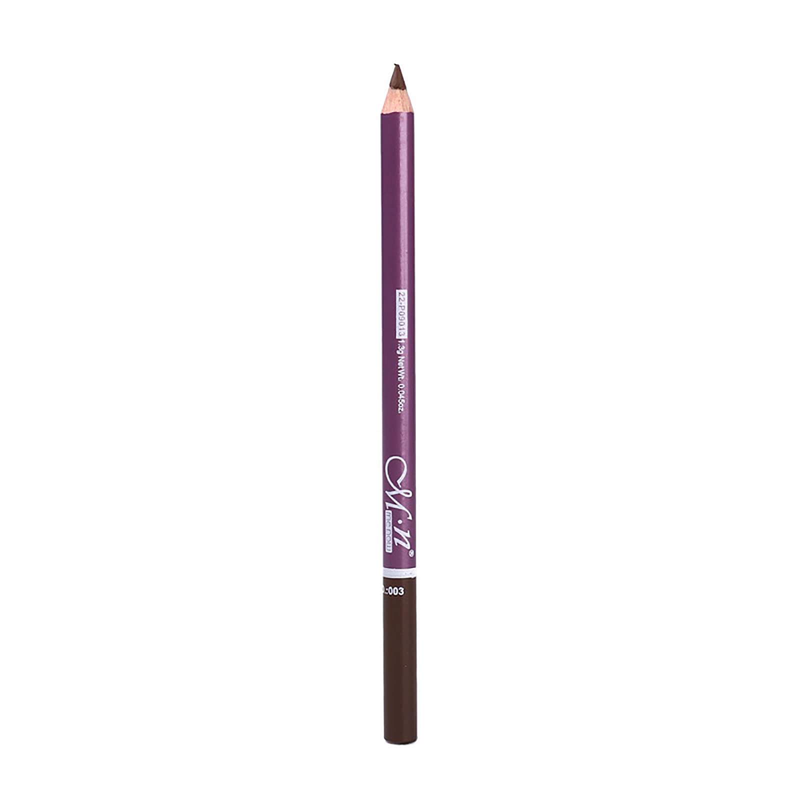 Natural Eyebrow Pencil with Comb - 3-in-1 Eyebrow Filler Kit (Black) for Perfect Brows