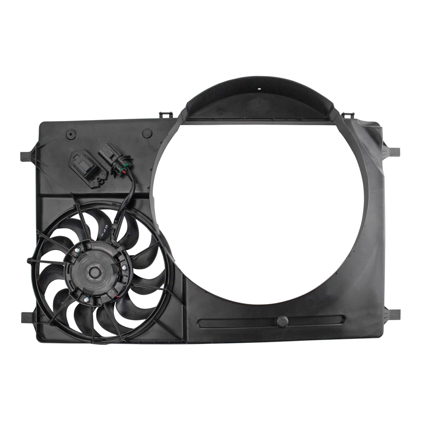High-Performance Radiator Cooling Fan Assembly for 2015-2019 Ford Transit 150/250/350/350 HD - Replacement Part FO3115218 - Perfect for Engine Overheating Prevention & Heavy-Duty Cooling