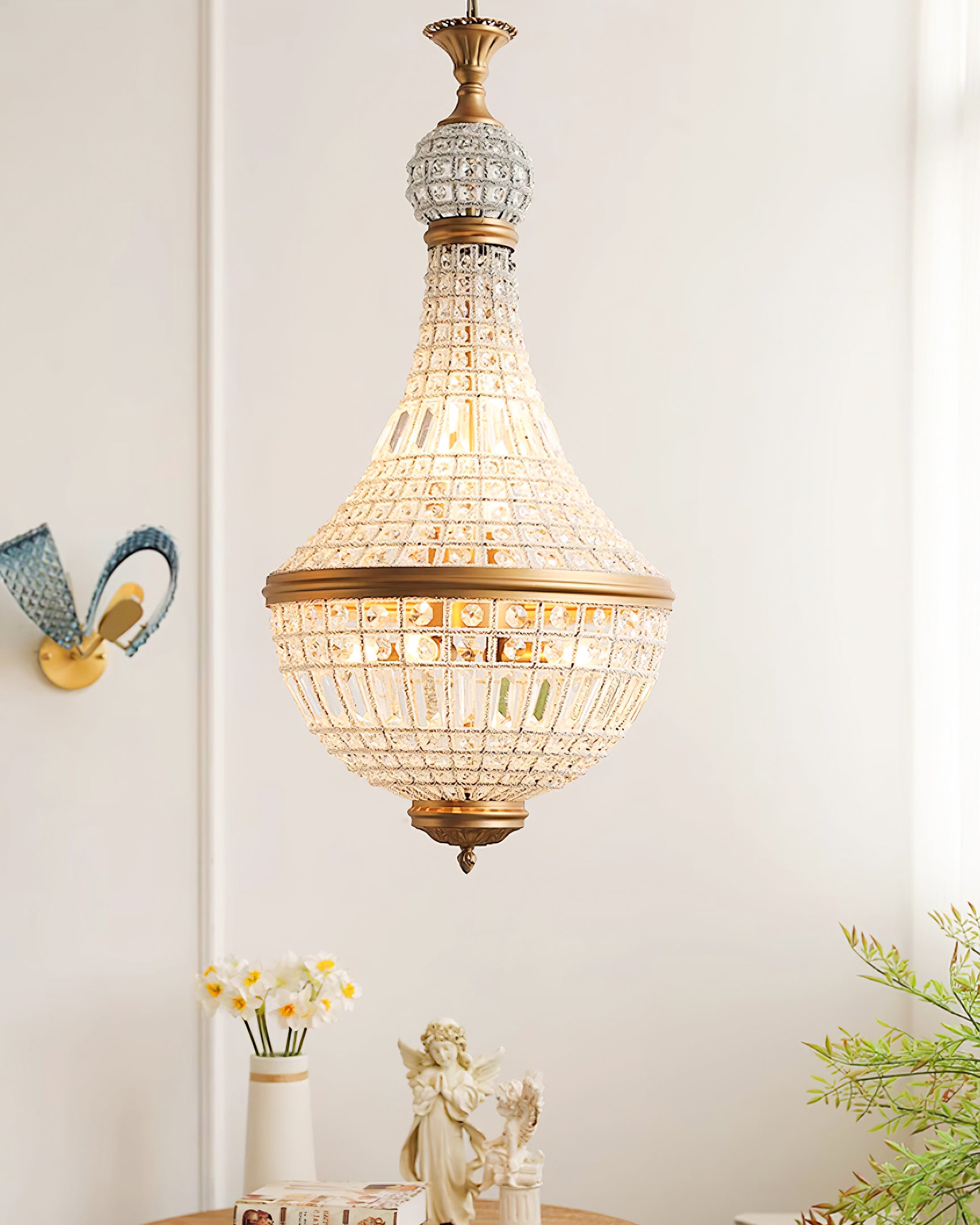 Marrakech Chandelier - Moroccan Style Handcrafted Metal Ceiling Light Fixture for Living Room, Dining Room & Bedroom Decor