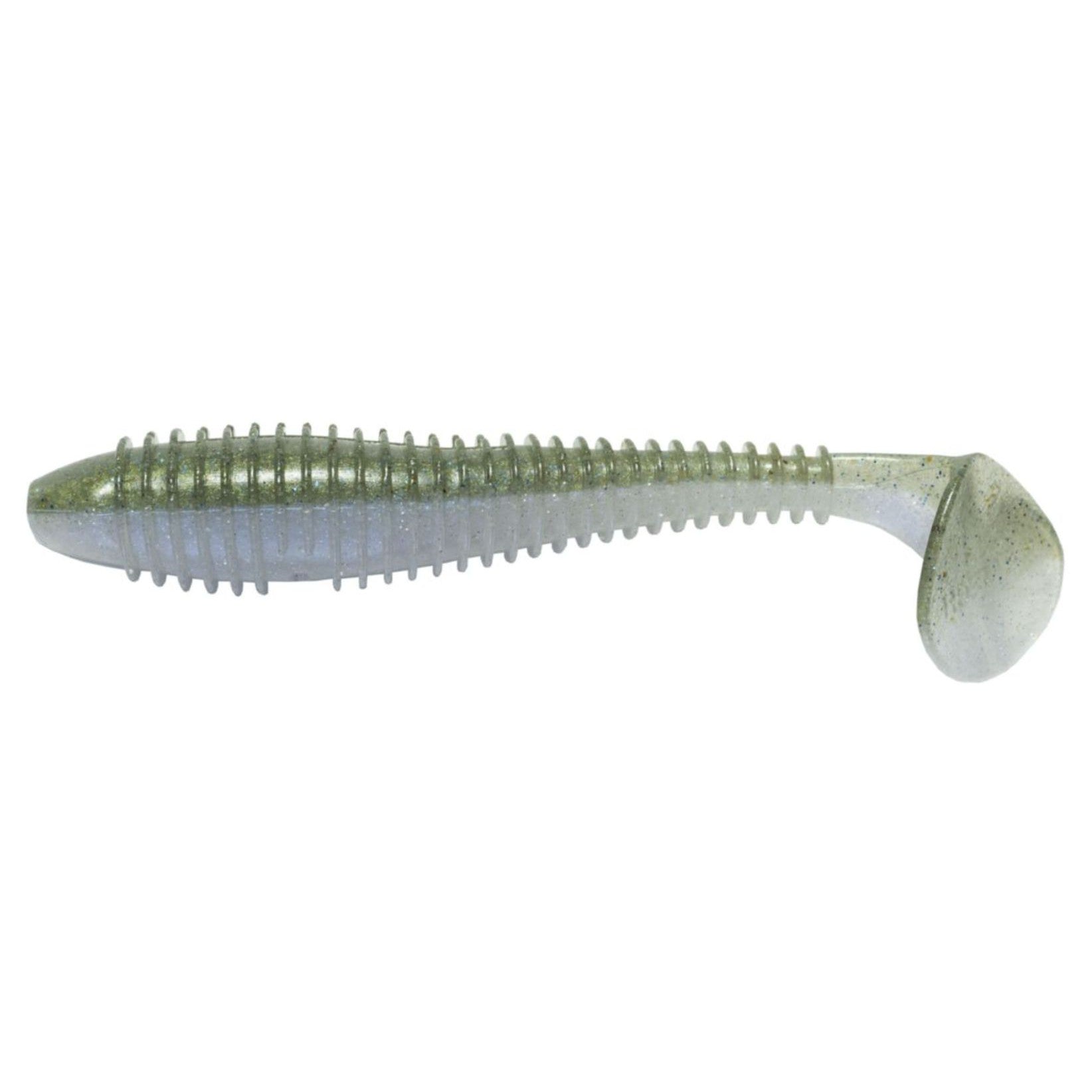 Keitech Swing Impact Fat 3.8 Soft Bait Swimbait - Premium Fishing Lures for Bass, Walleye & Trout - Ideal for Freshwater & Saltwater Fishing
