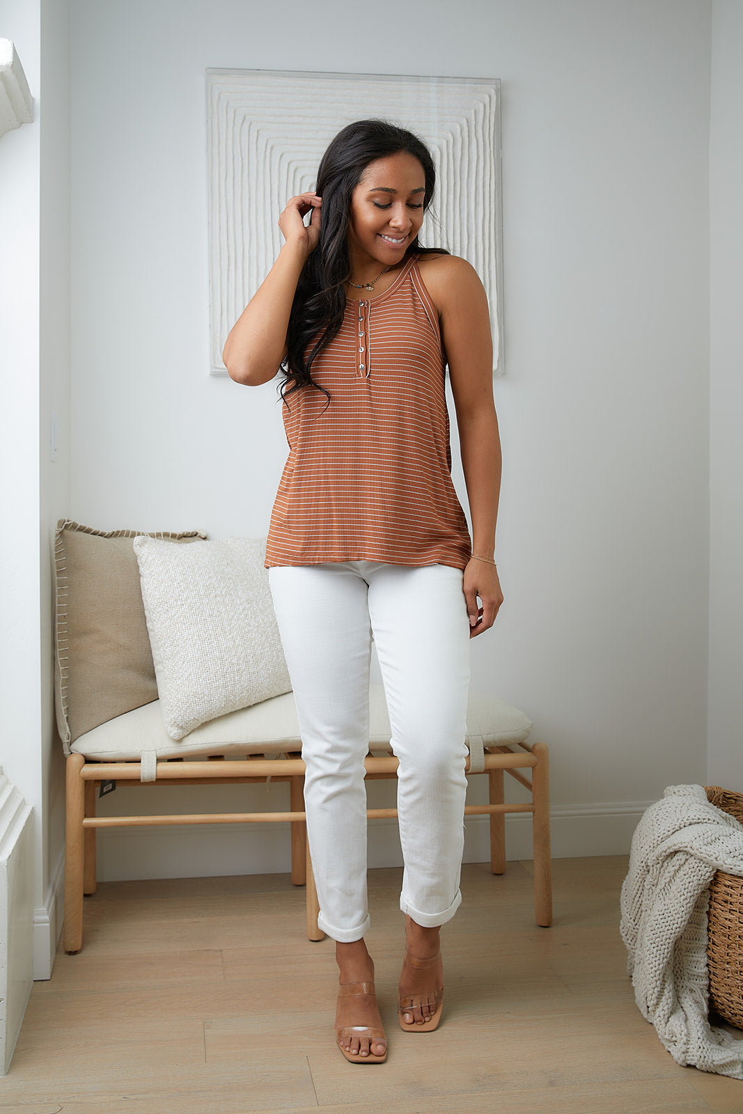 Cheryl High Rise Cuffed Boyfriend Jeans for Women - Comfortable Stretch Denim Pants with Relaxed Fit | Perfect for Casual Outings, Weekend Wear & Street Style Fashion