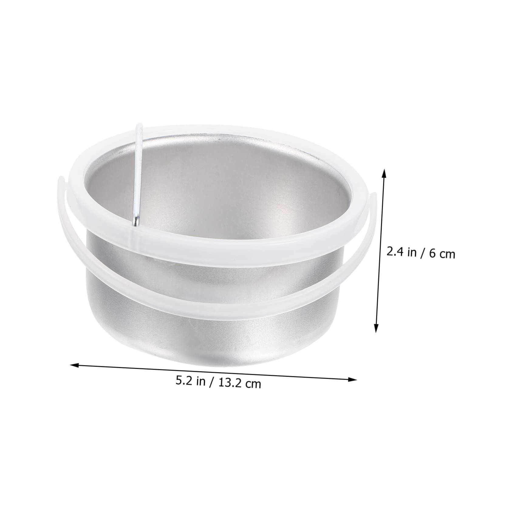 Phenofice Wax Warmer Inner Pot Replacement - Durable Aluminum Wax Melting Container for Easy Peeling | Wax Warmer Accessories for Home Spa & Hair Removal