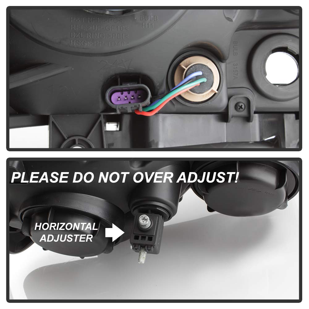 2011-2014 Dodge Charger Halogen Headlight Assembly - Crystal Clear Headlamp Replacement for Improved Night Driving Visibility | Perfect for Road Trips, Commuting & Off-Road Adventures