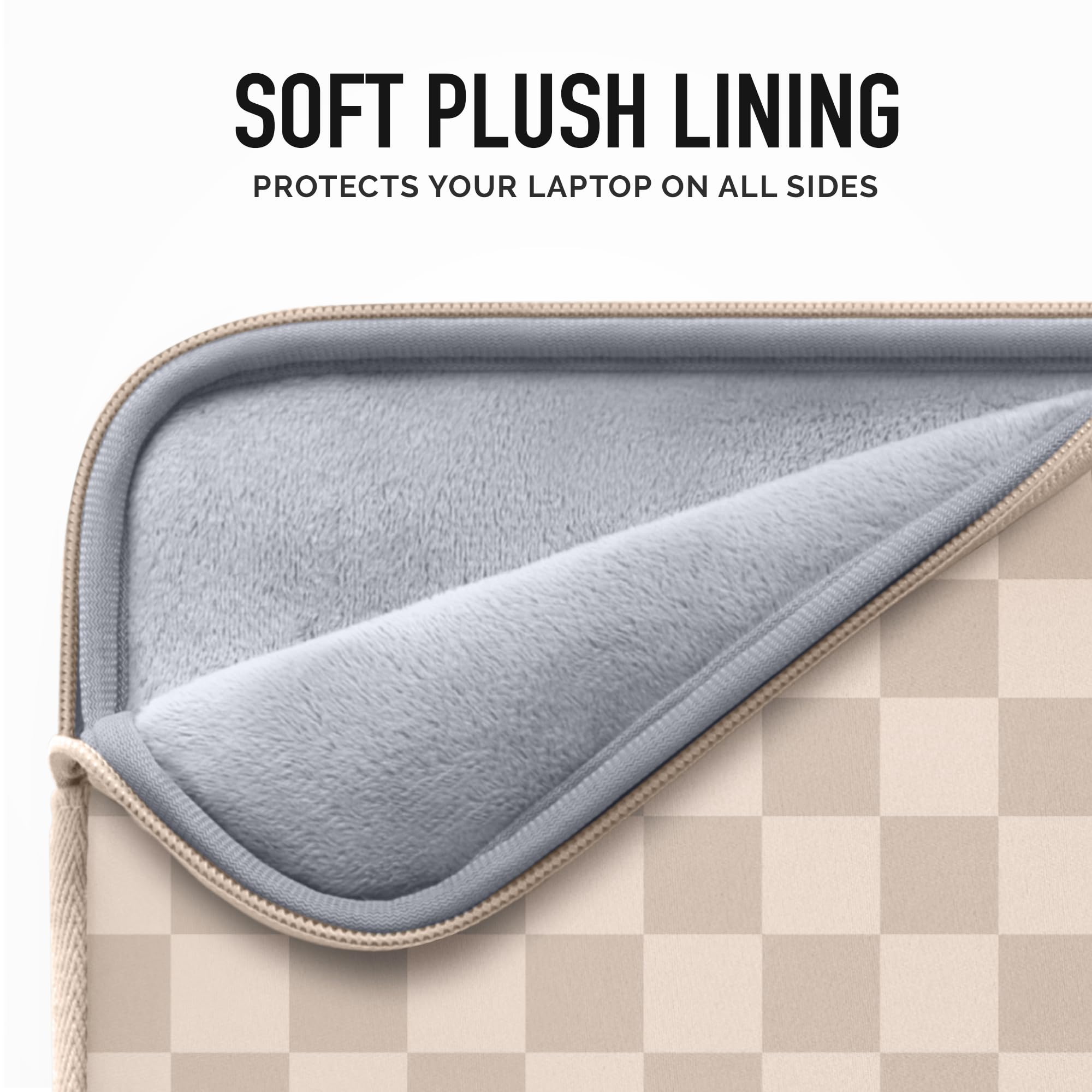 VANDEL Slim 13-13.3 Inch Laptop Sleeve Case for MacBook Air 13/Pro 13 Inch - Protective Neoprene Cover with Soft Lining | Perfect for MacBook, Chromebook, Dell, Asus | Ideal for Work, Travel & School Commute