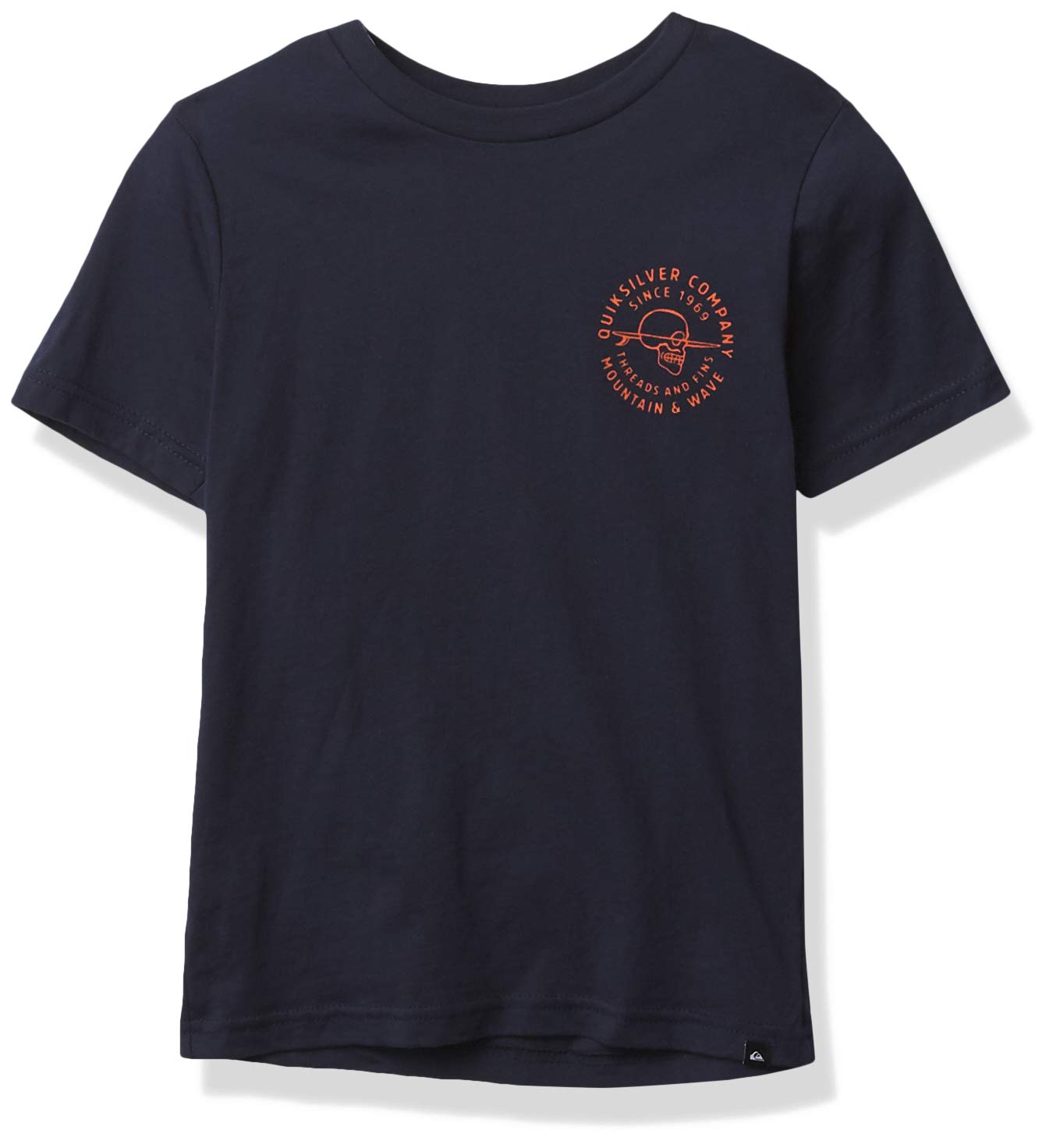 Quiksilver Boys' Slow Waves Graphic T-Shirt - Soft Cotton Short Sleeve Tee for Kids - Perfect for Beach Outings, Surf Trips & Casual Everyday Wear