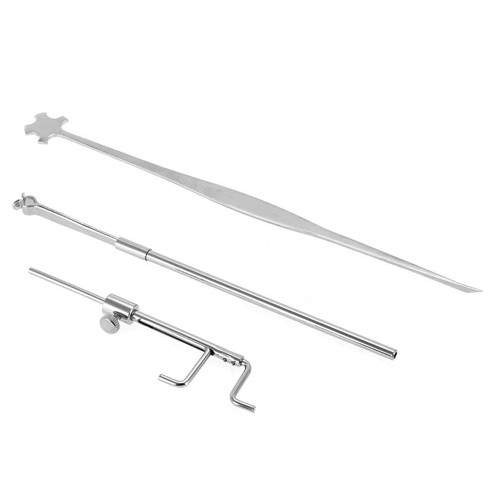 Professional Violin Parts & Tools Kit - Sound Post Gauge, Retriever Clip, Setter Brass (Gold) for Violin Repair & Maintenance | Perfect for Luthiers & Musicians