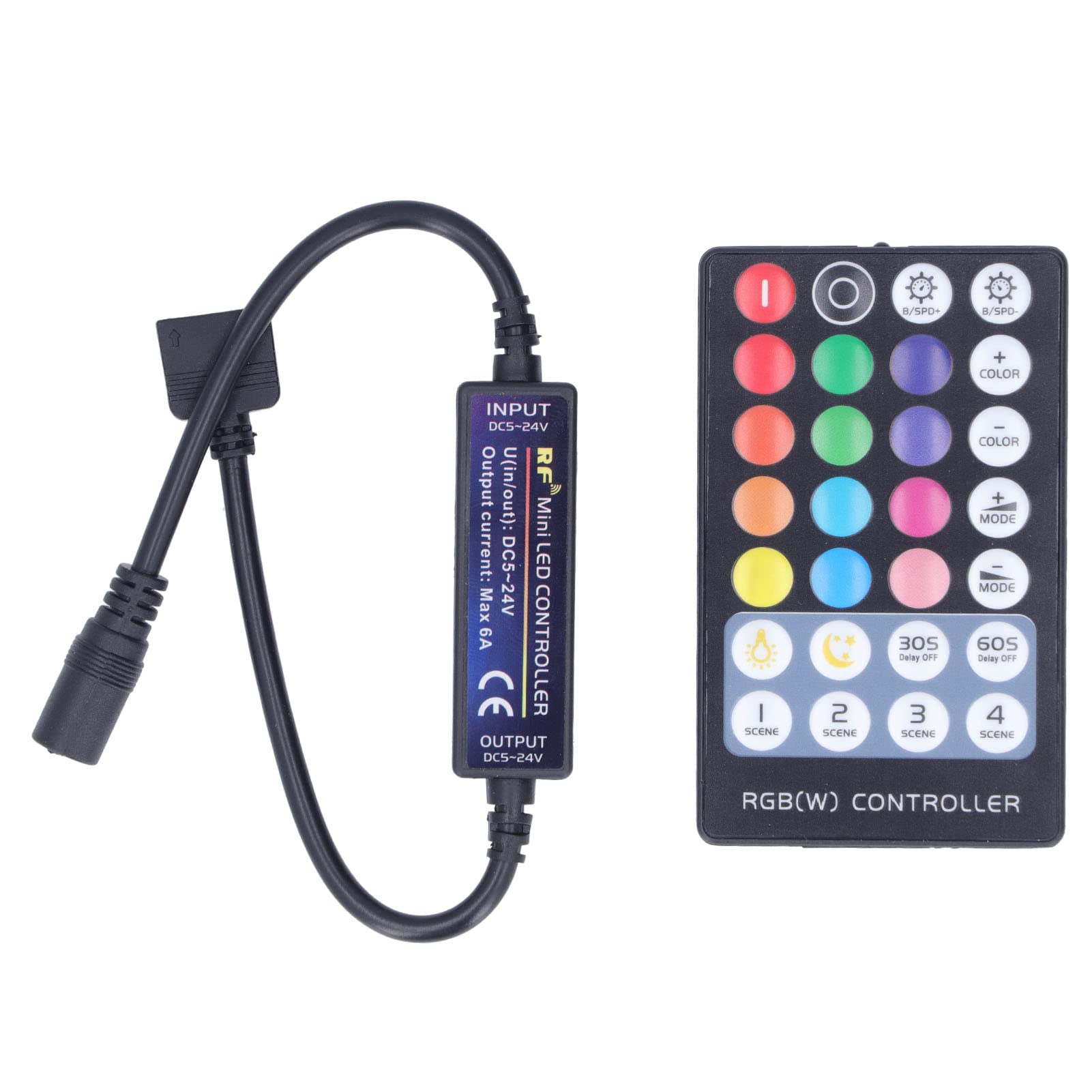 FTVOGUE Mini RGBW LED Controller - USB Light Bar Controller for PC, Gaming, and Home Lighting | Perfect for DIY Projects, Stage Effects, and Ambient Lighting