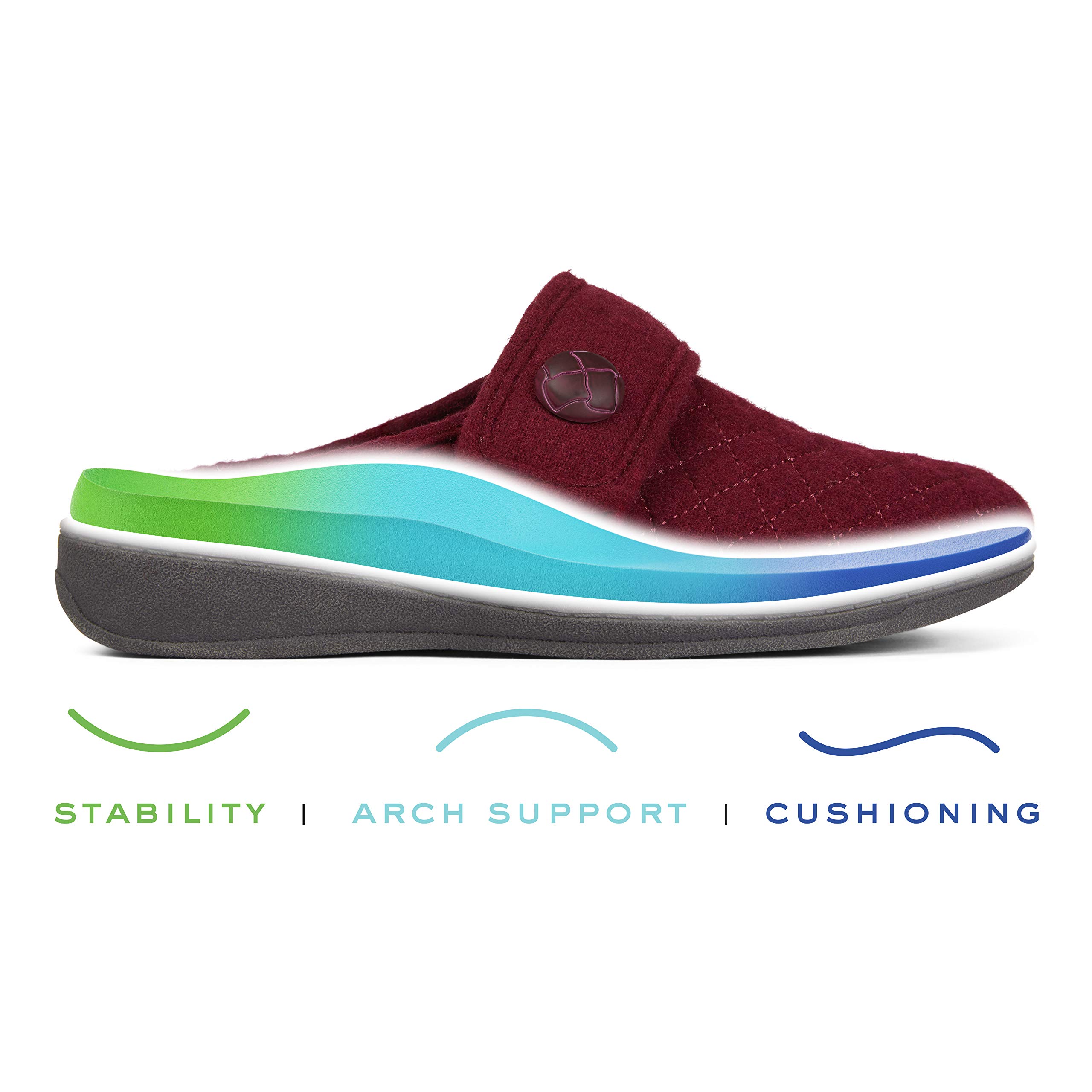 Vionic Women's Carlin Slip-On Loafers - Comfortable Orthopedic Support Shoes for Plantar Fasciitis & Arch Pain | Perfect for Work, Travel & Everyday Wear