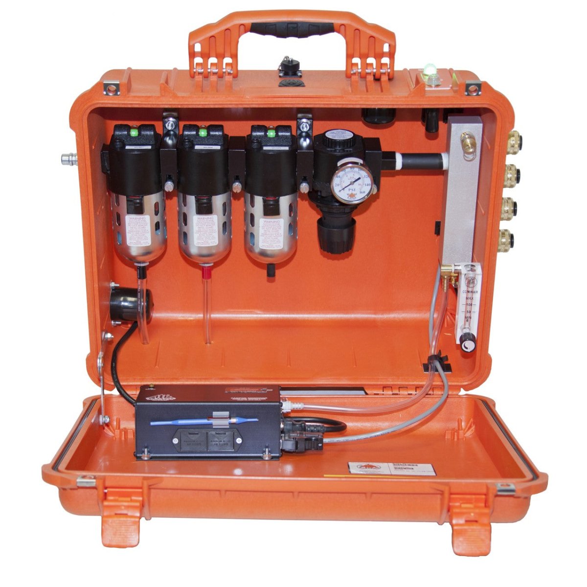 Grade D Breathing Air Filtration System - The Breather Box for 1-8 Users | OSHA Compliant Respiratory Protection for Industrial Work, Firefighting & Emergency Preparedness