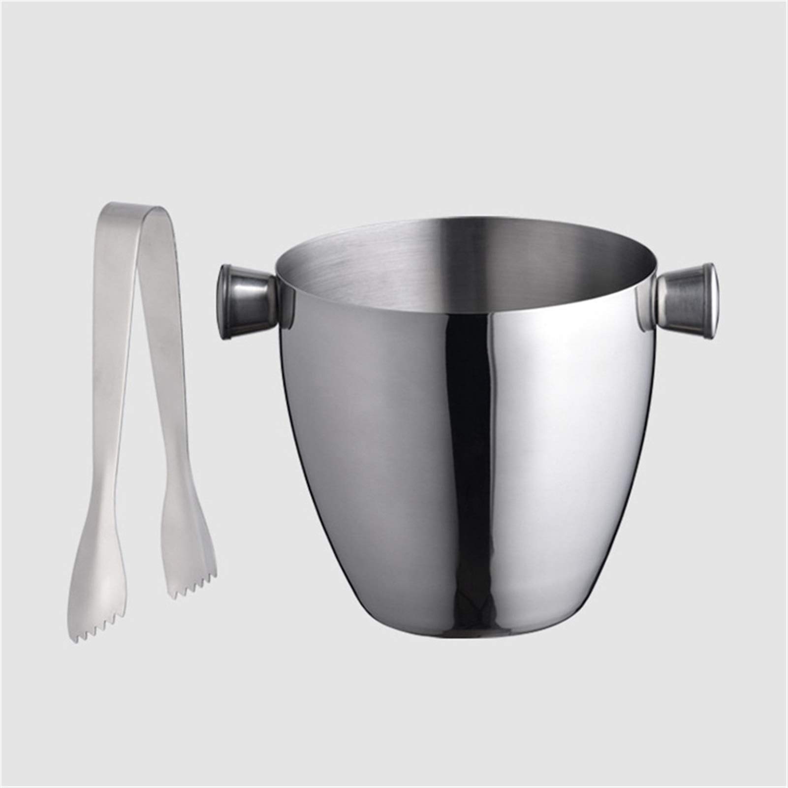 Premium Stainless Steel Ice Bucket - Thickened Wine & Champagne Cooler for Hotel, Bar, KTV - Perfect for Parties, Weddings & Home Entertaining