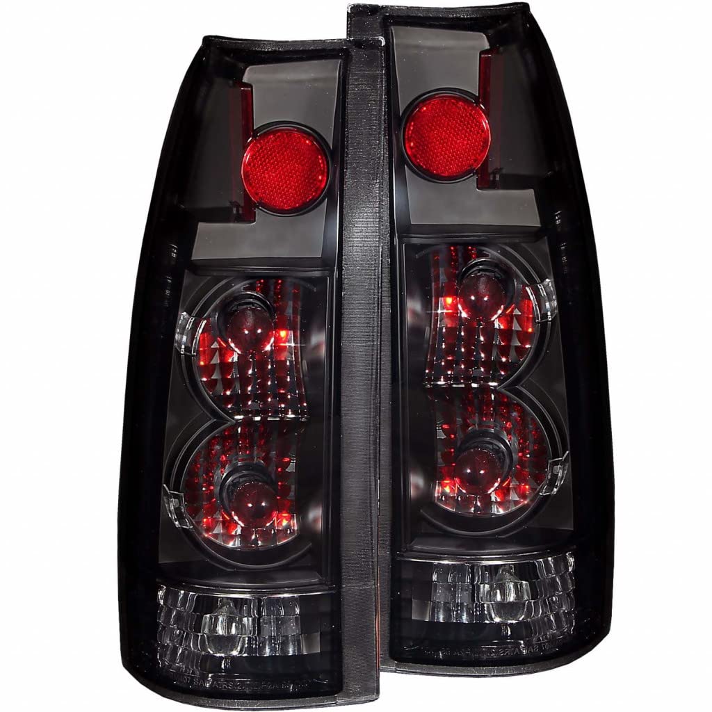 ANZO Dark Smoke G2 Tail Lights for 1988-1997 GMC C1500 Pickup Truck | Replacement LED Brake Lights | Perfect for Off-Roading & Night Driving