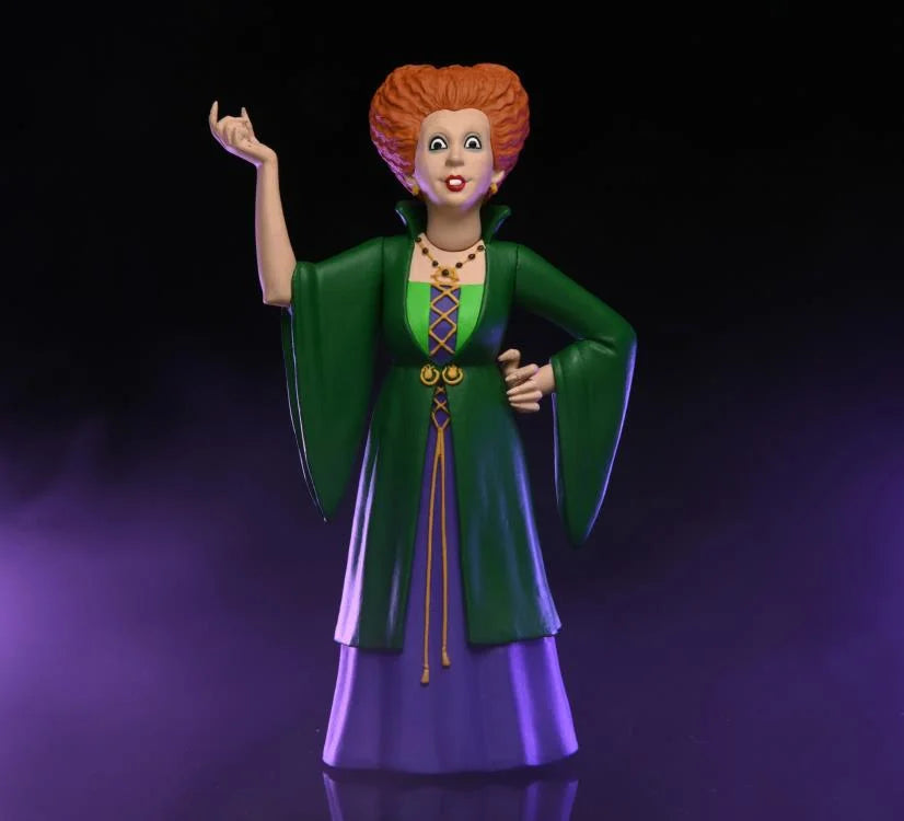 Hocus Pocus Toony Terrors Sanderson Sisters 3-Pack Action Figures - Collectible Halloween Decor for Disney Fans & Movie Lovers - Perfect for Display, Gifts, and Themed Parties