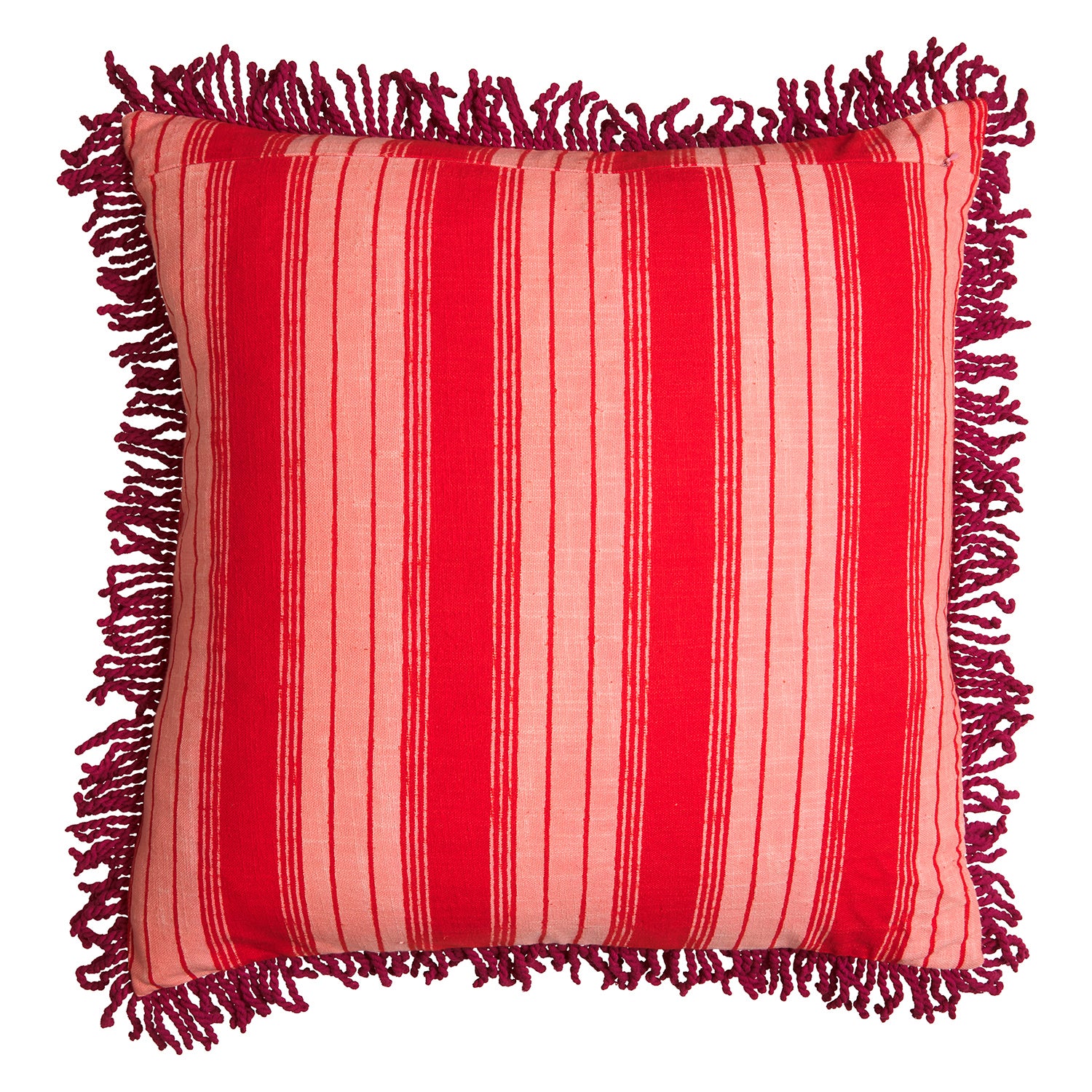 Brigitte Velvet Cushion - Soft & Luxurious Throw Pillow Cover - Cosmo Pink - Perfect for Sofa, Bed, Couch & Home Decor