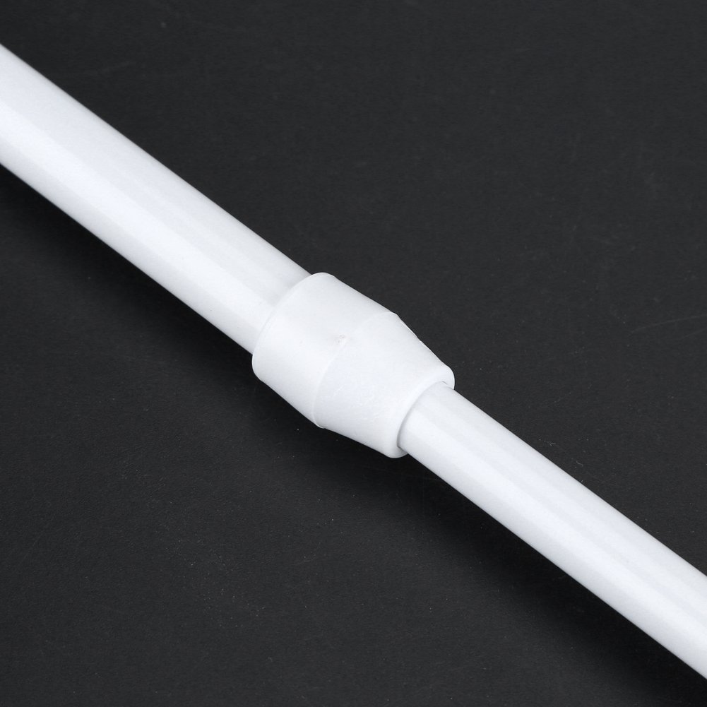 Sturdy Adjustable Shower Curtain Rod - High Carbon Steel Rust-Resistant Tension Pole with Anti-Slip Rubber Ends, No Drilling Required - Perfect for Bathrooms, Closets, and Window Curtains (36-72 Inches)