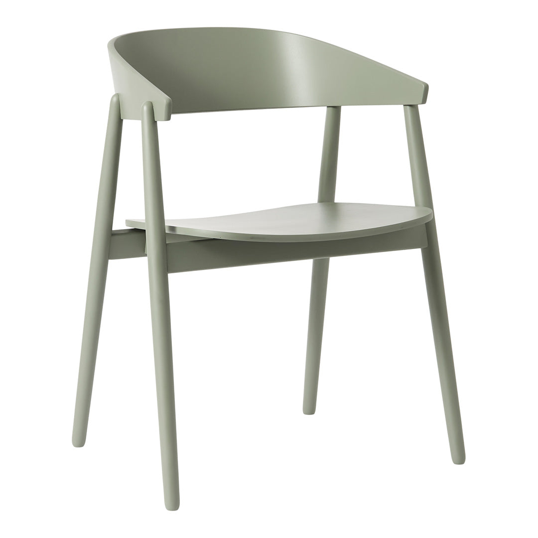 BY Kato AC2 Side Chair - Modern Wooden Dining Chair with Comfortable Cushion - Perfect for Kitchen, Dining Room, and Office Use
