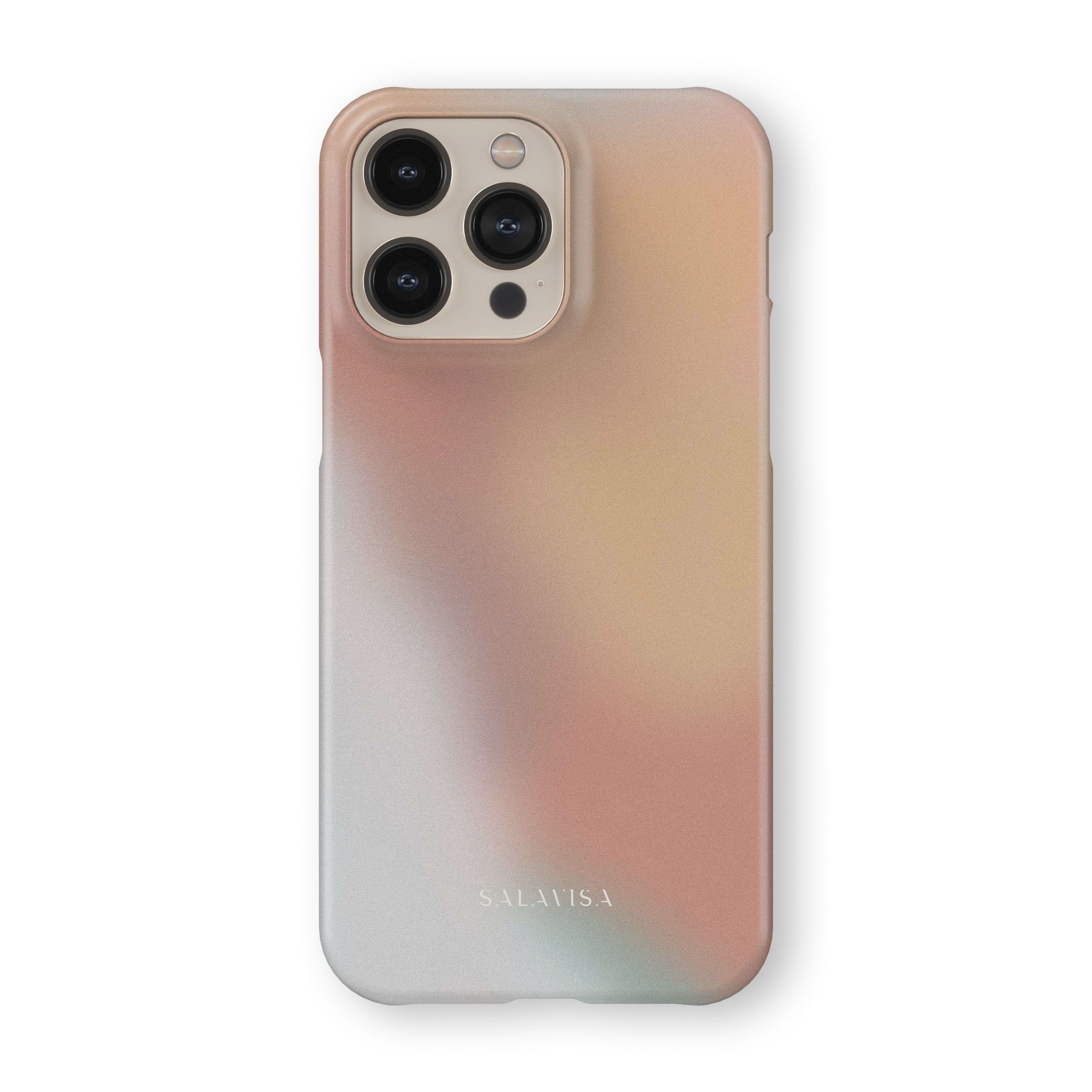 Sunlit Haze Shockproof Phone Case for iPhone 15 Pro Max - Trendy Marble Design with Drop Protection, Slim Fit & Wireless Charging Compatible | Perfect for Everyday Use, Travel & Outdoor Activities