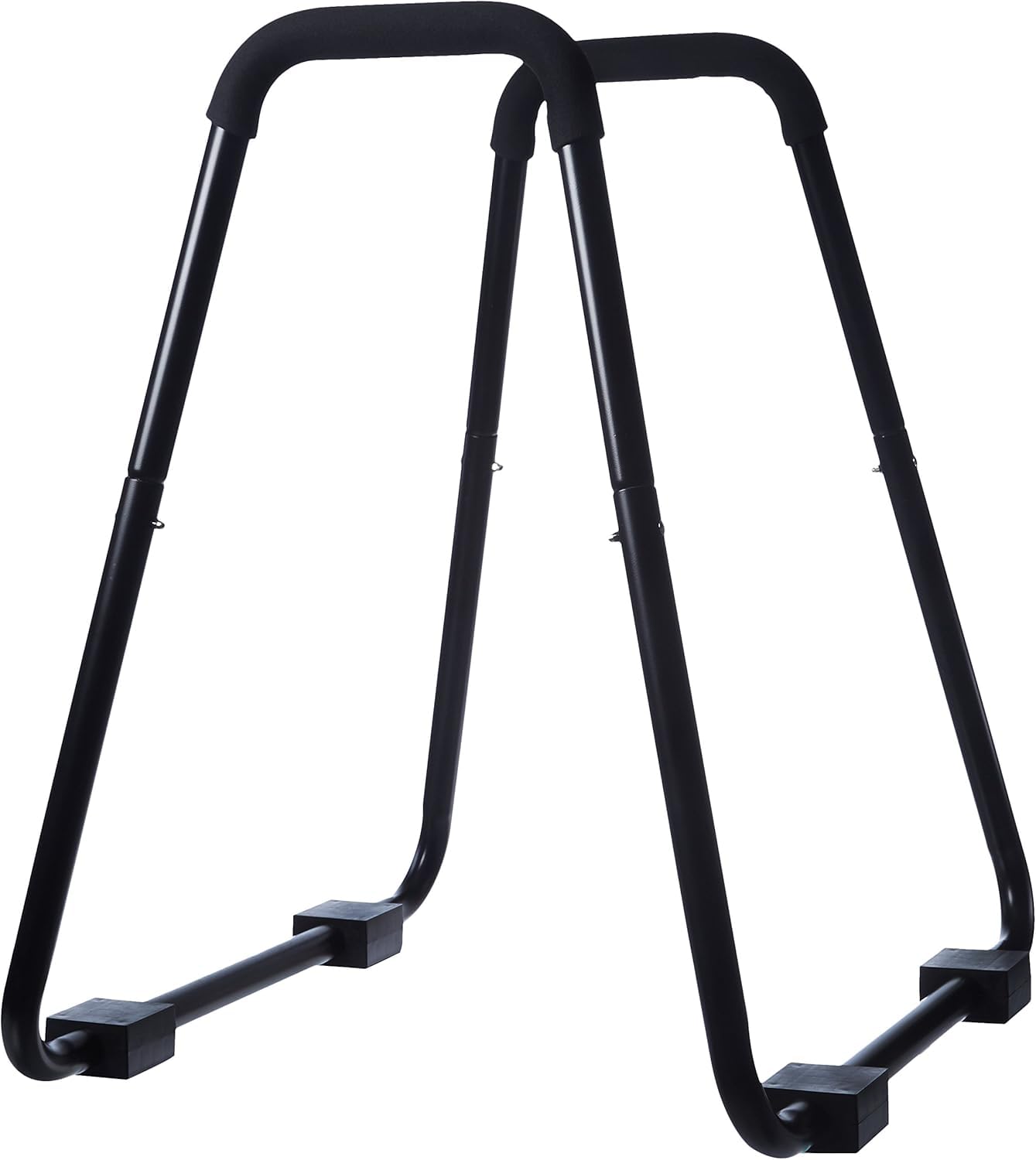 Black Dip Bar Stand for Strength Training & Calisthenics - Portable Fitness Station for Home Gym, Outdoor Workouts & CrossFit Training