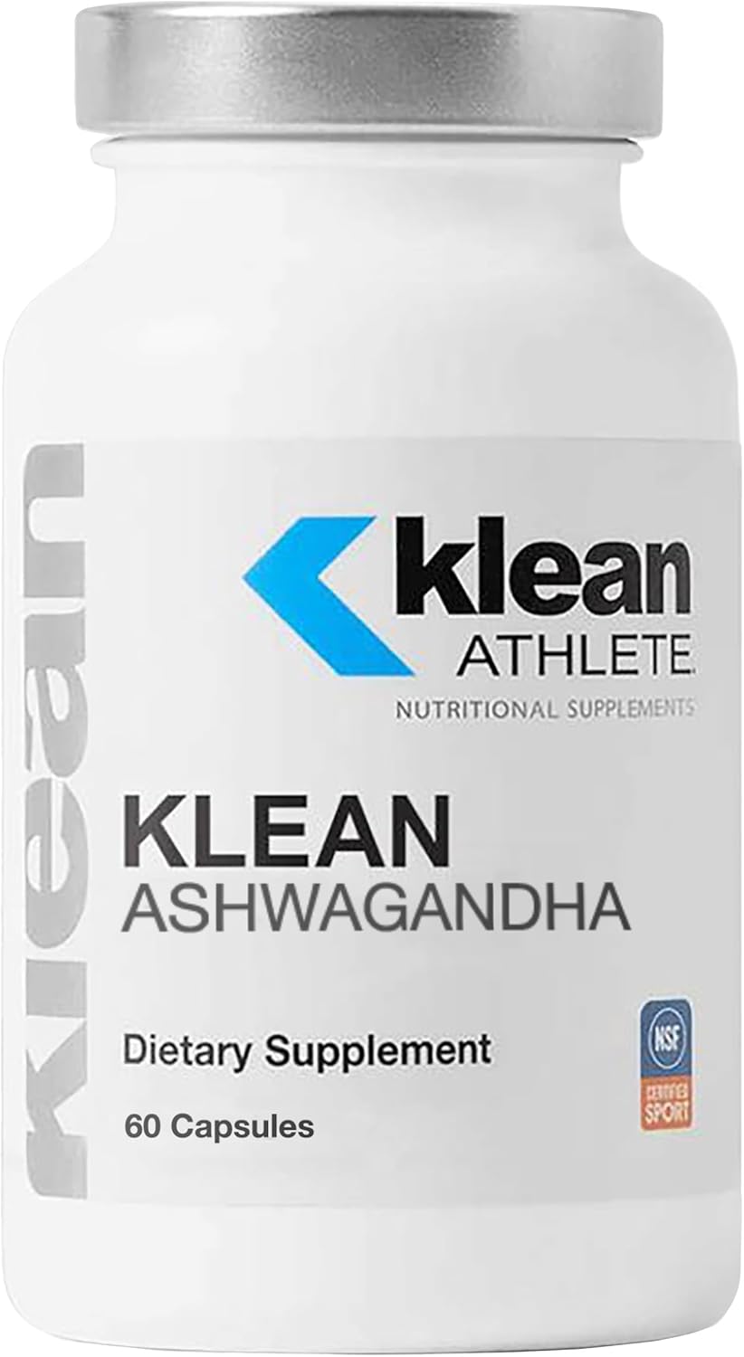 Klean Athlete Ashwagandha Supplement - Organic Stress Relief & Energy Booster for Men & Women - Supports Focus, Recovery & Sleep - Perfect for Gym, Work & Daily Wellness