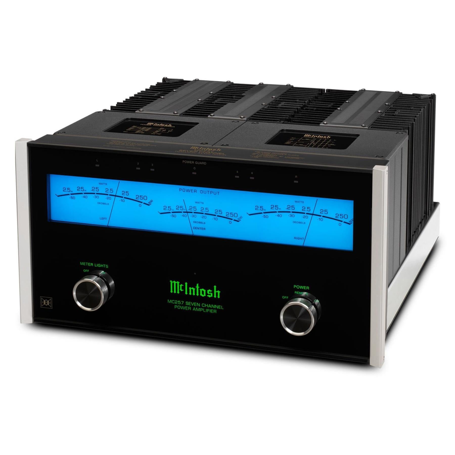 McIntosh MC257 7-Channel Solid State Power Amplifier - High-Performance Home Theater & Audio System for Immersive Movie & Music Experience