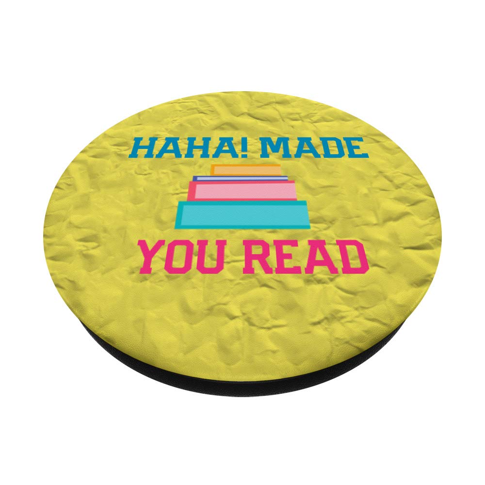 Book Lovers & Teachers Gift - PopSockets Phone Grip & Stand for Reading eBooks on iPhone, iPad & Tablets - Perfect for Bookworms, Students & Classroom Use