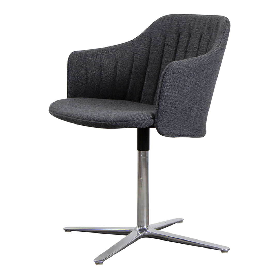Premium Swivel Chair with Back & Seat Cushion - 360° Rotating Office Chair with Ergonomic Support for Home, Office & Gaming Comfort