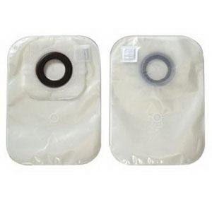 Hollister 3326 Karaya 5 Closed Ostomy Pouch with Porous Paper Tape - 2.5