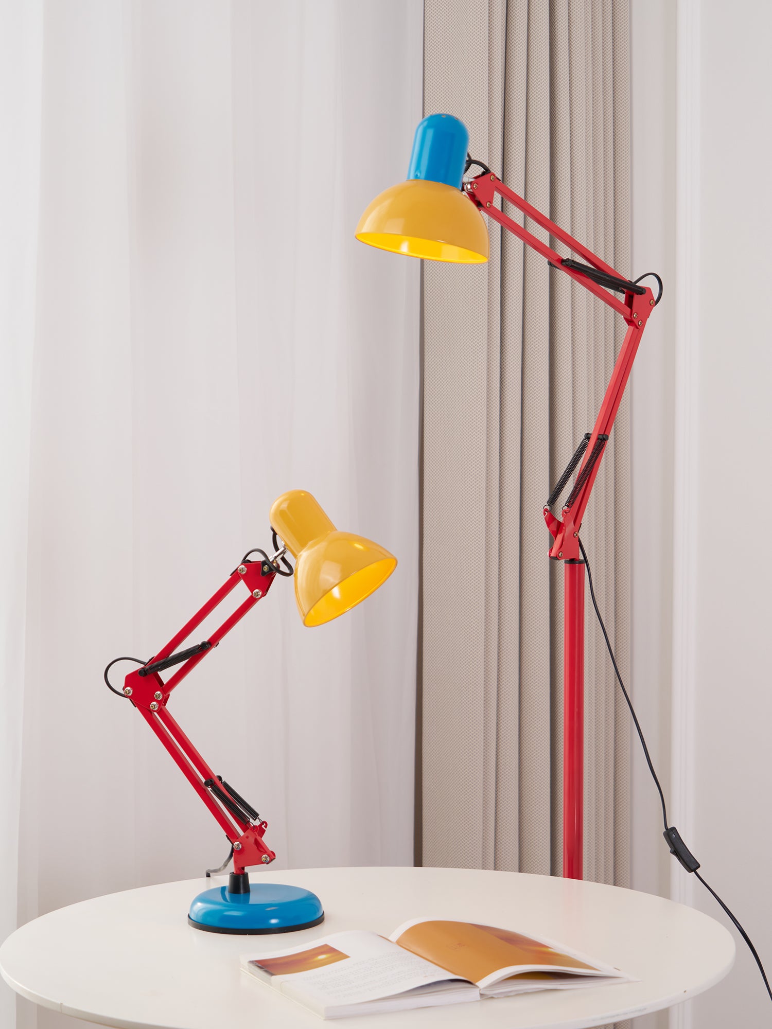 Flexi Bright Adjustable LED Table Lamp - Dimmable Touch Control, Eye-Caring Light for Bedroom, Office & Study - Perfect for Reading, Working & Nightstand Use
