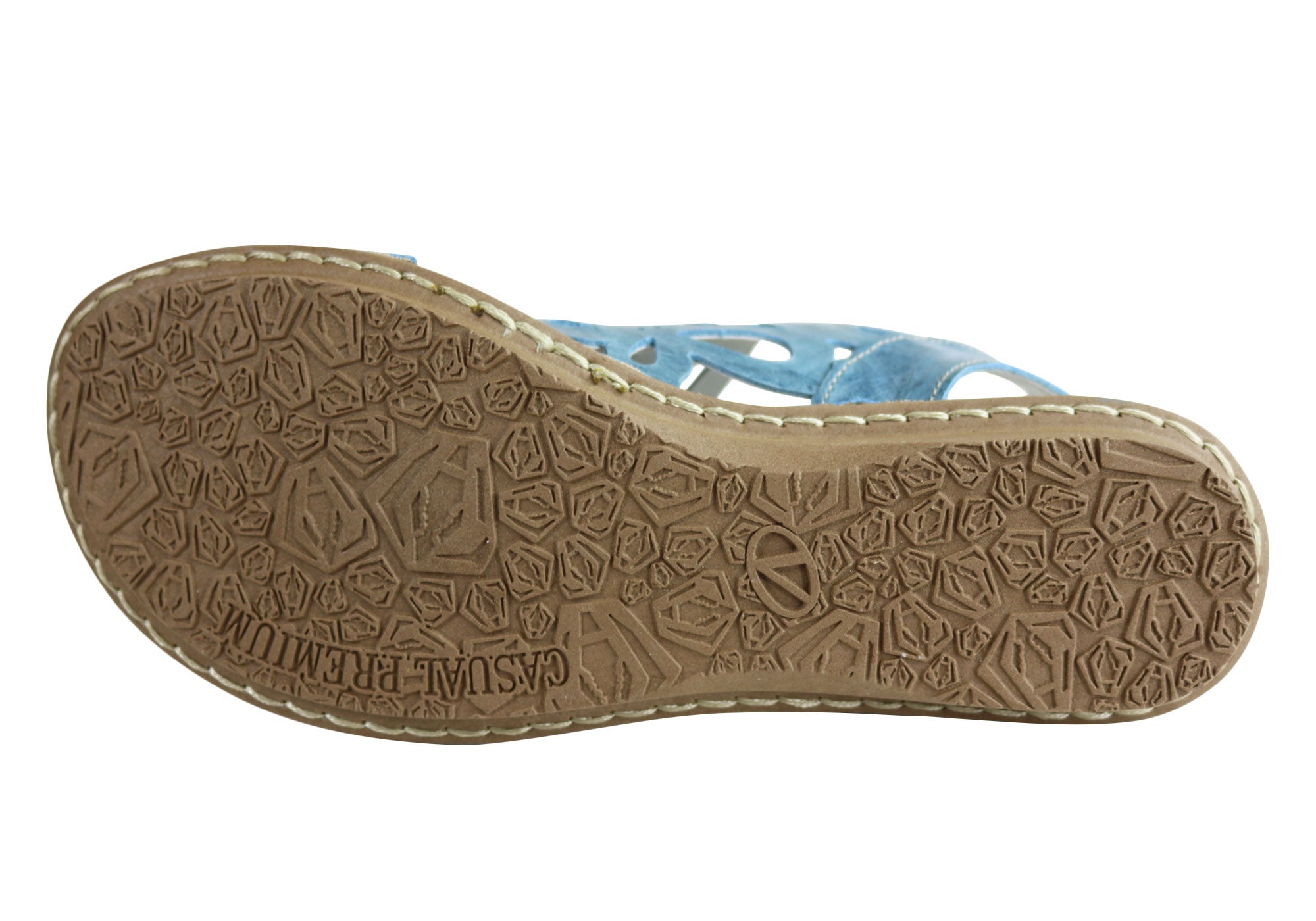 Andacco Desiree Women's Comfortable Flat Leather Sandals - Handmade in Brazil - Perfect for Beach, Vacation & Summer Outfits