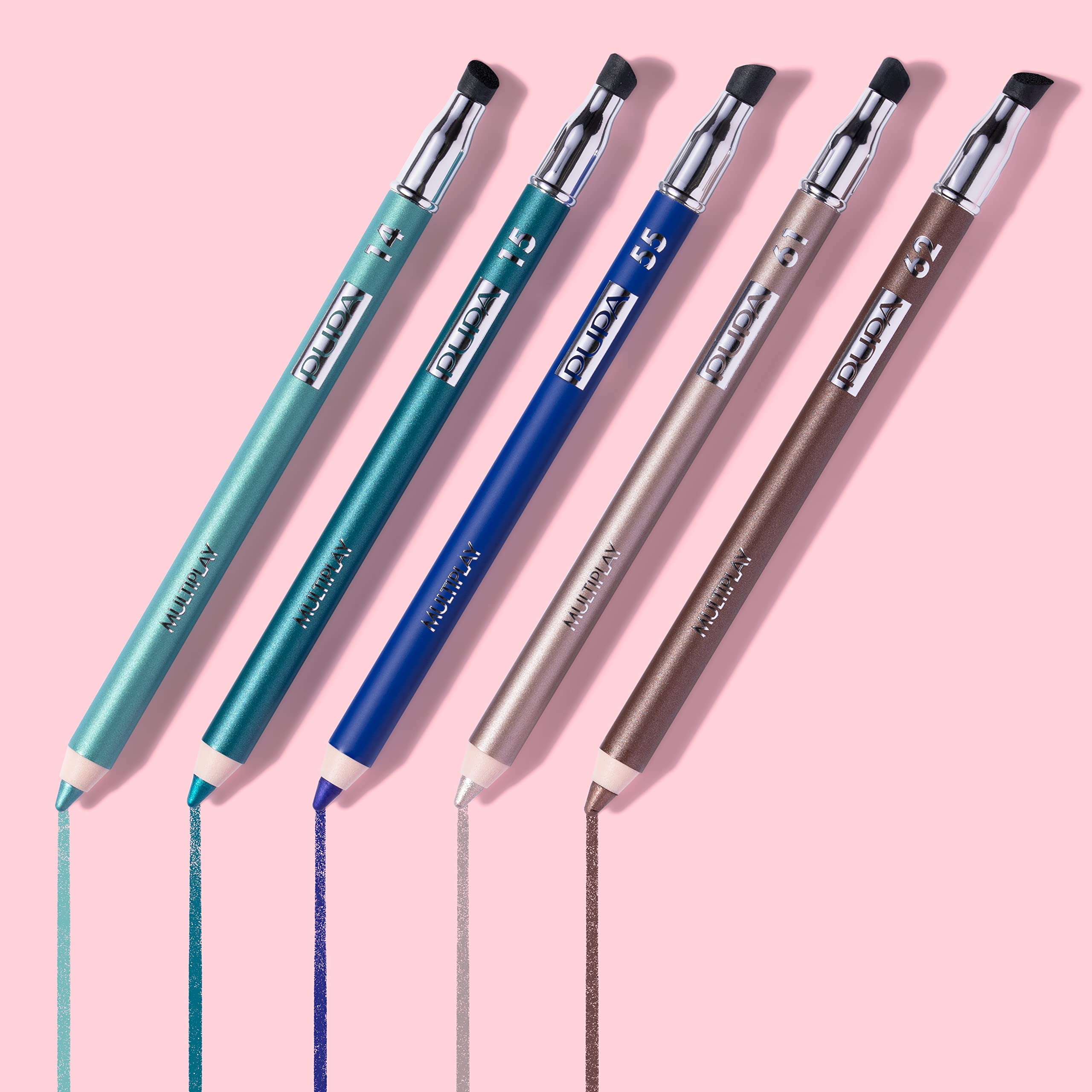 Pupa Milano Multiplay Eye Pencil - 59 Wasabi Green Waterproof Eyeliner for Women, 0.04 oz | Long-Lasting Smudge-Proof Eye Makeup Pencil for Everyday Wear & Party Looks