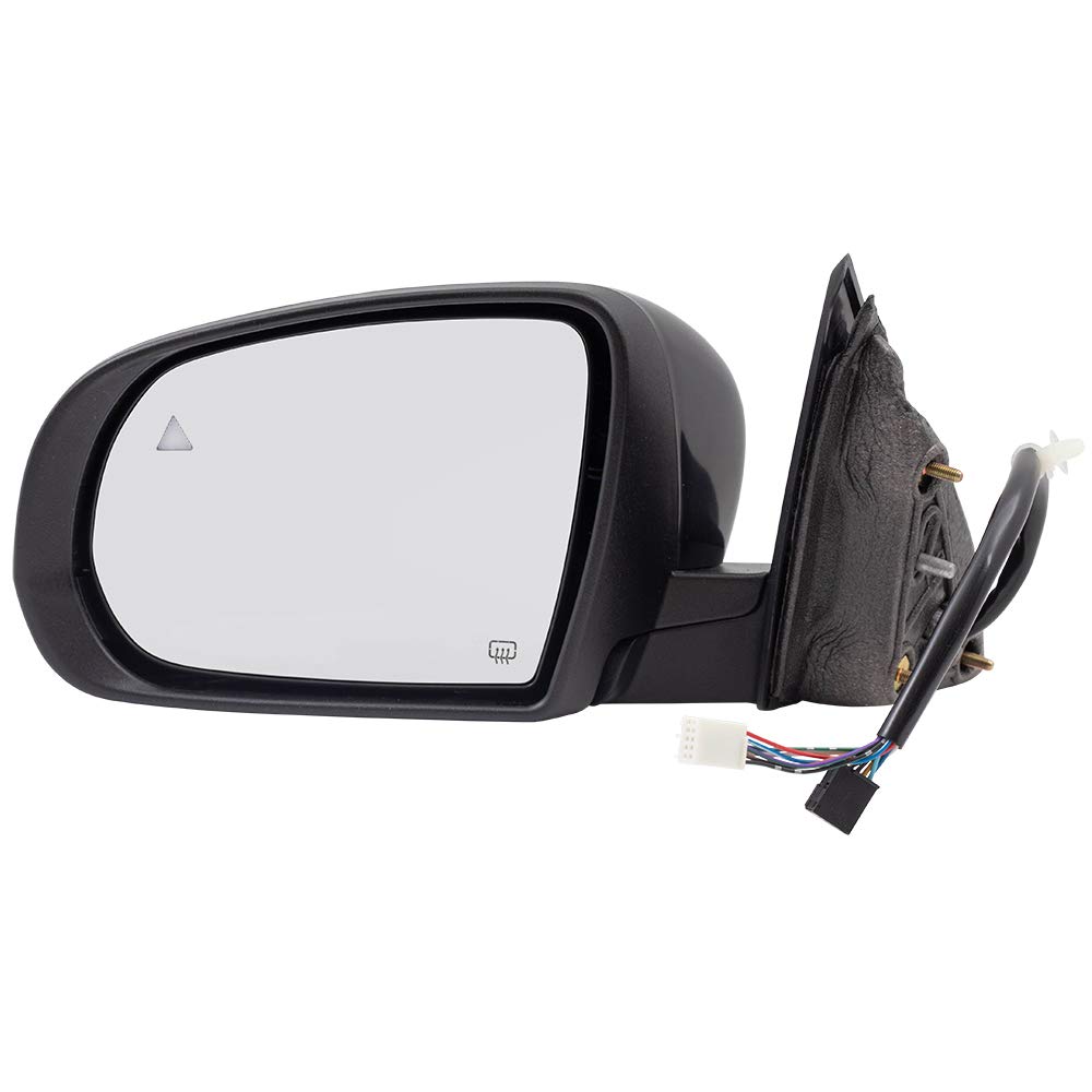 Power Folding Heated Side View Mirrors with Turn Signal & Blind Spot Detection for 2014-2018 Jeep Cherokee - Driver & Passenger Set (1VF55TZZAD & 1VF54TZZAD) | Includes Memory Function & Puddle Lamp | Perfect for Night Driving & Enhanced Safety