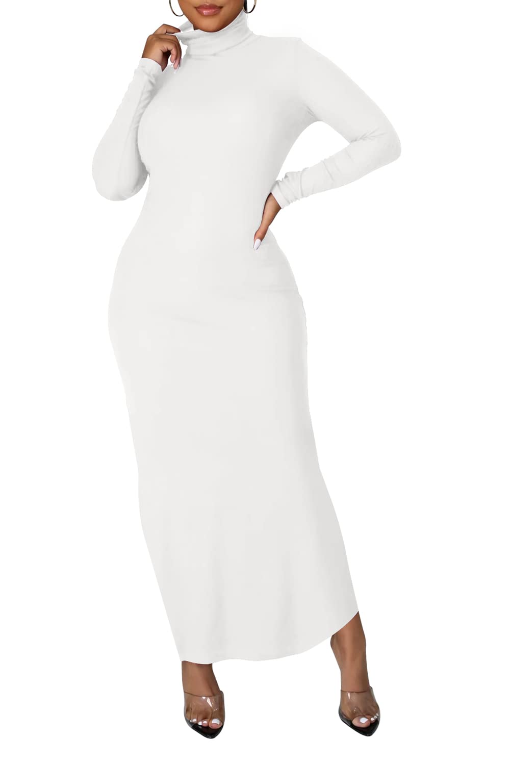 Women's Bodycon Dress - Slim Fit Stretchy Sexy Clubwear for Night Out, Party & Date Night