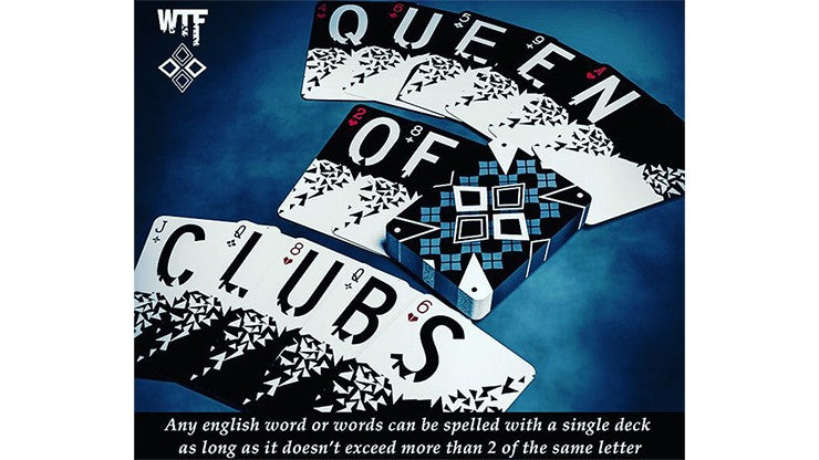 WTF Cardistry Spelling - Premium Playing Cards for Magic Tricks & Card Flourishing | Perfect for Cardists, Magicians & Beginners