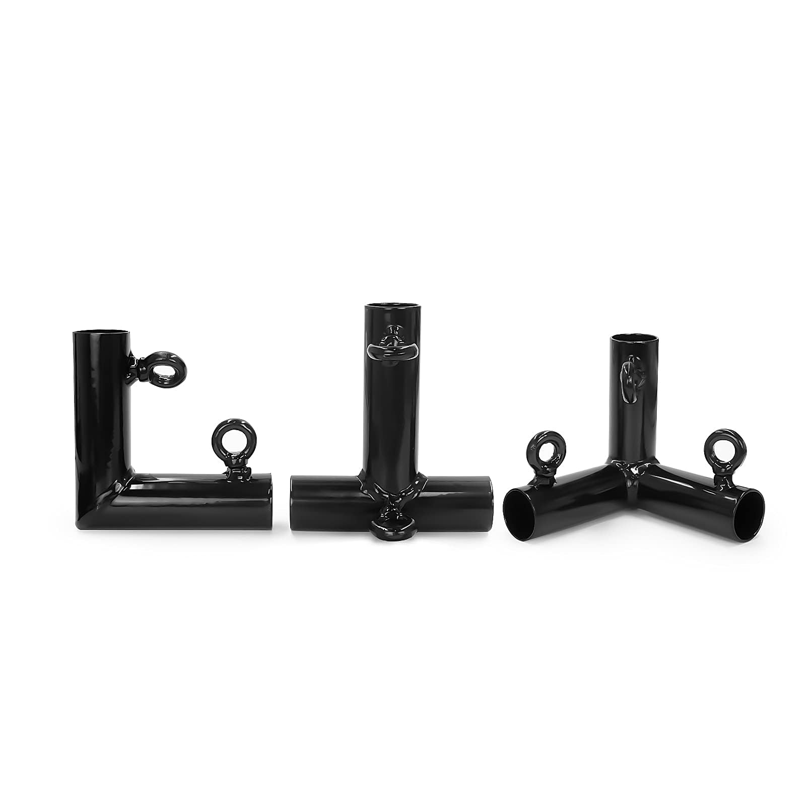 Aoneky DIY Golf Frame Corner Kit for 10x10x10ft Practice Golf Cage Net - Compatible with 3/4