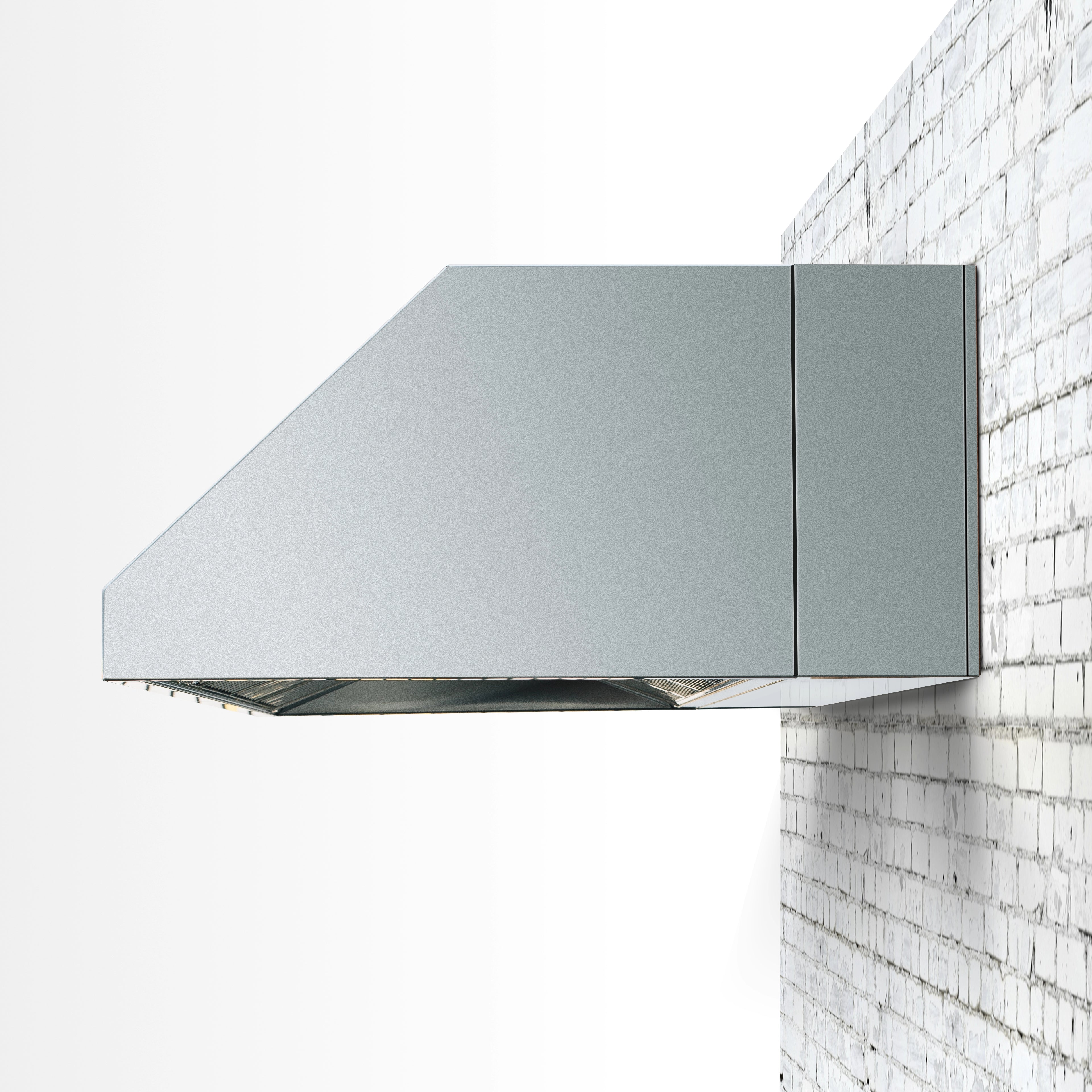 Summerset Grills 8 Inch Stainless Steel Vent Hood Spacer Bracket for Outdoor Kitchen & BBQ - Perfect for Grill Ventilation & Range Hood Installation