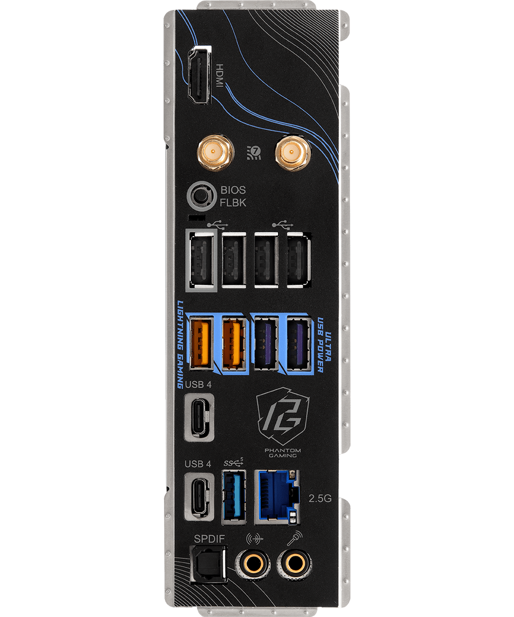 ASRock X870 Riptide WiFi AMD AM5 DDR5 ATX Gaming Motherboard - High Performance for PC Builds, Streaming & Content Creation
