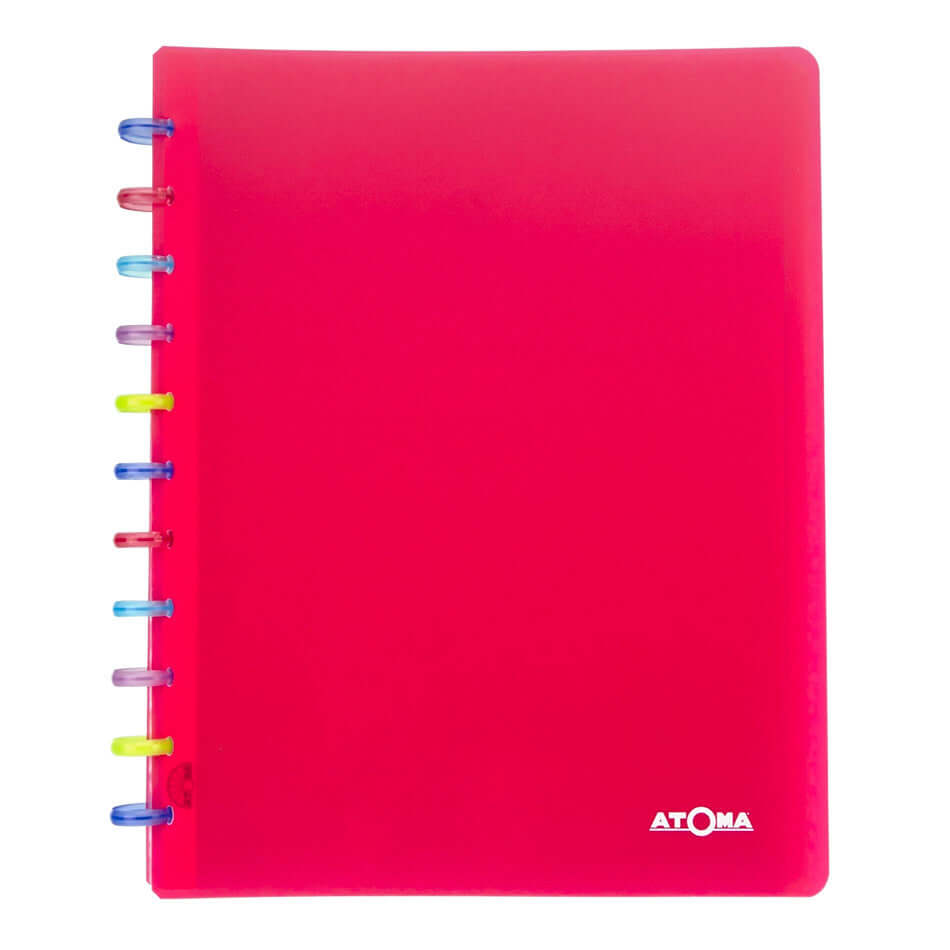 Atoma Tutti Frutti Spiral Notebook - 210 x 295mm (8.3 x 11.6 inches) Refillable & Customizable for School, Office & Creative Journaling