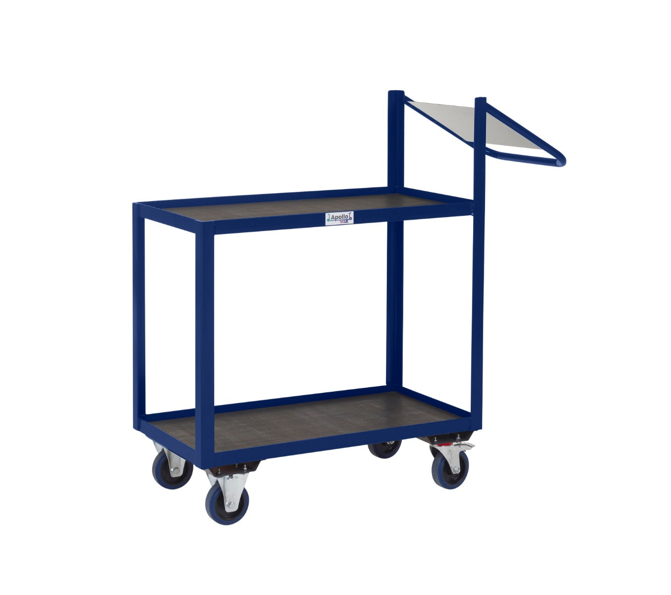 Apollo UK Heavy Duty Picking Trolley - Industrial Warehouse Cart with 4 Wheels for Retail, Grocery Stores & Logistics - Perfect for Stock Replenishment and Inventory Management