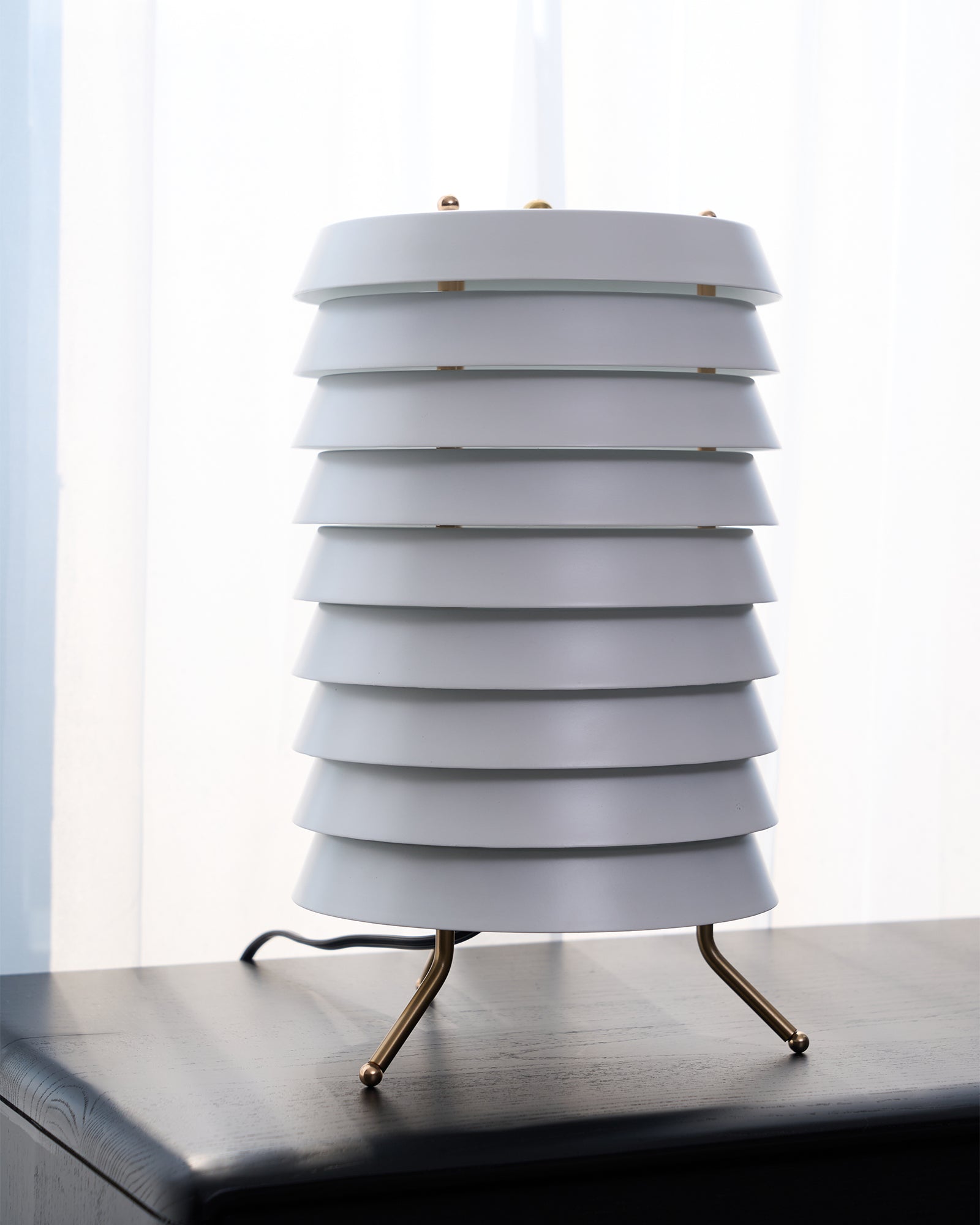 Baltic Tower Table Lamp - Modern LED Desk Light for Home Office, Bedroom & Living Room - Stylish Nightstand Lighting for Reading & Decor
