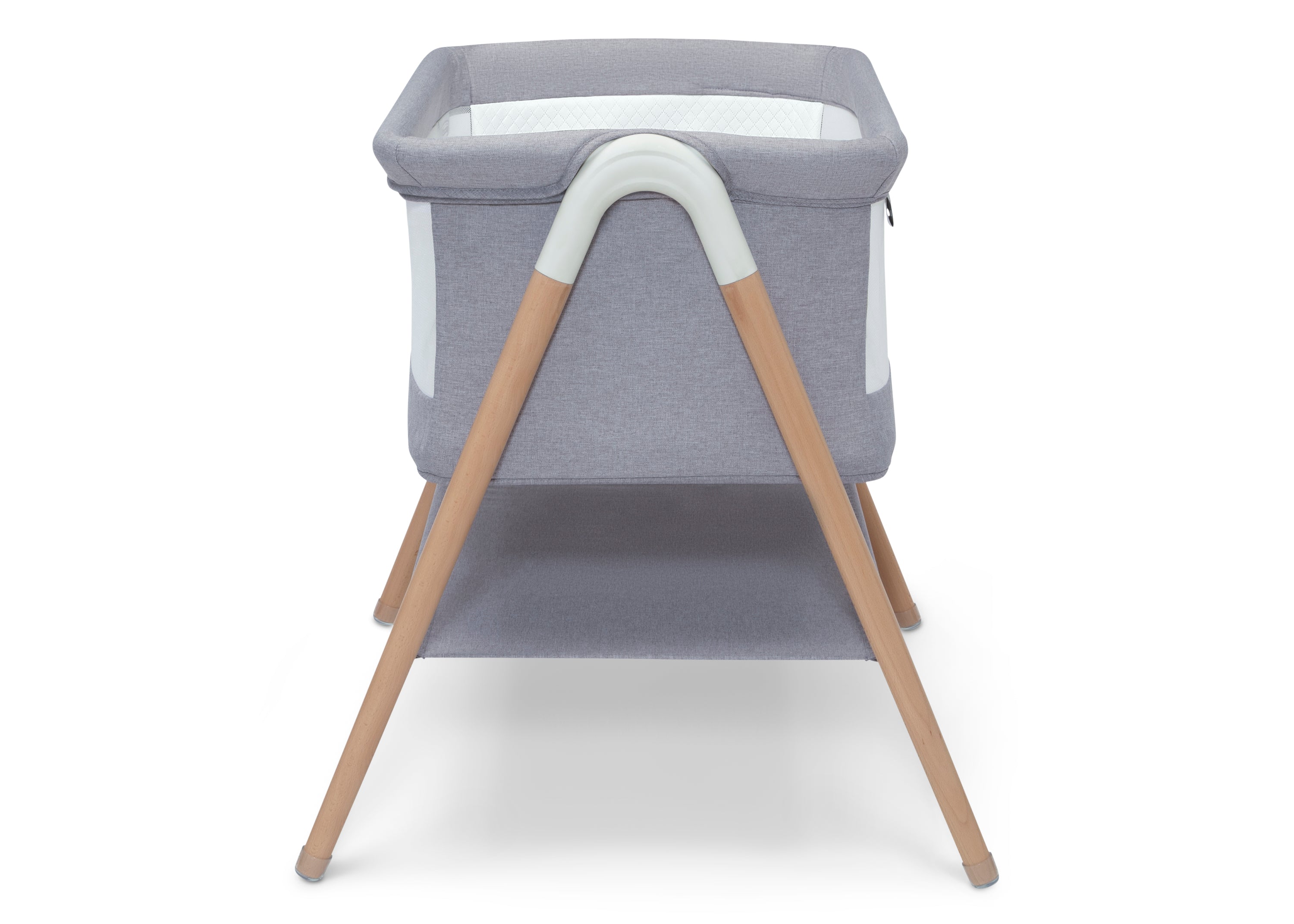 Koi by the Bed Bassinet with Natural Beechwood Legs - Portable Baby Crib for Newborns & Infants - Perfect for Nursery, Bedroom & Travel