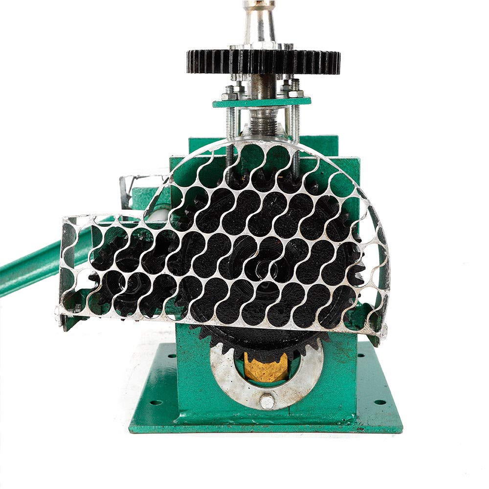 Portable Manual Jewelry Rolling Mill Machine - 85mm Stainless Steel Alloy Handheld Press Tool for Metal Sheet & Wire Processing | DIY Jewelry Making, Crafting & Metalworking Projects